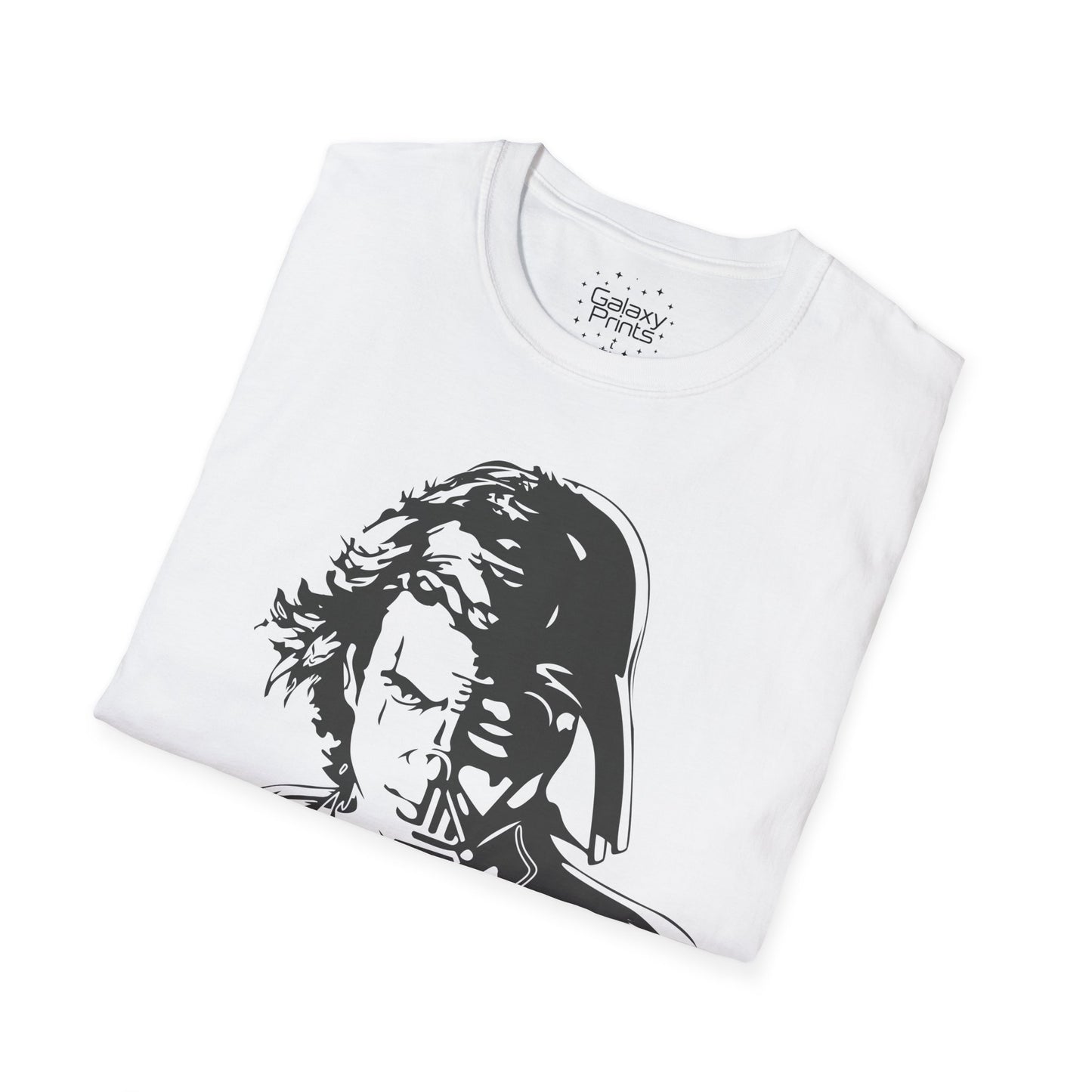 Star Wars Unisex T-Shirt - 'Aiken and Darth Struggle' Graphic Tee