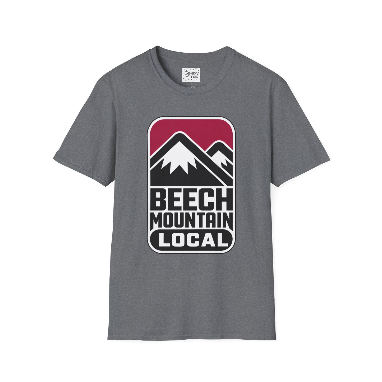 Beech Mountain Local T-Shirt - Retro Mountain Badge Graphic