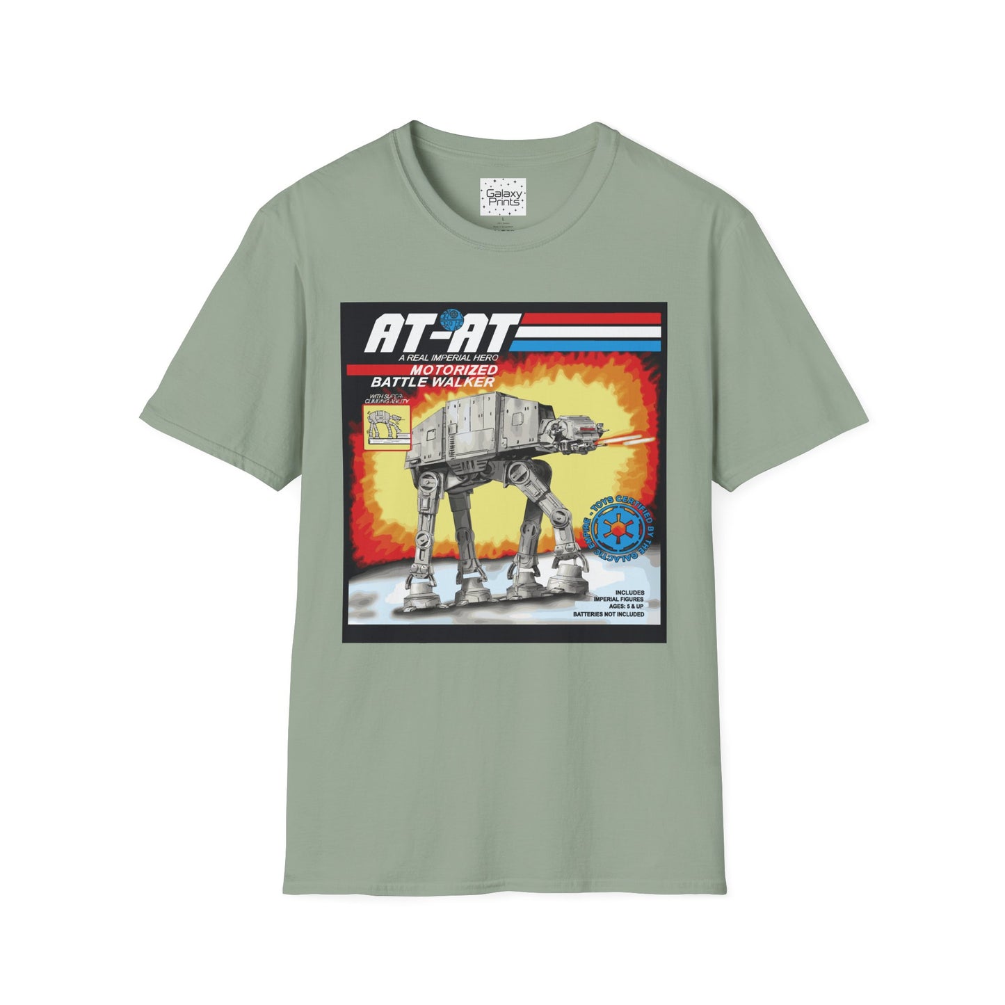 Star Wars AT-AT Walker Toy Box Retro Graphic Unisex Softstyle T-Shirt