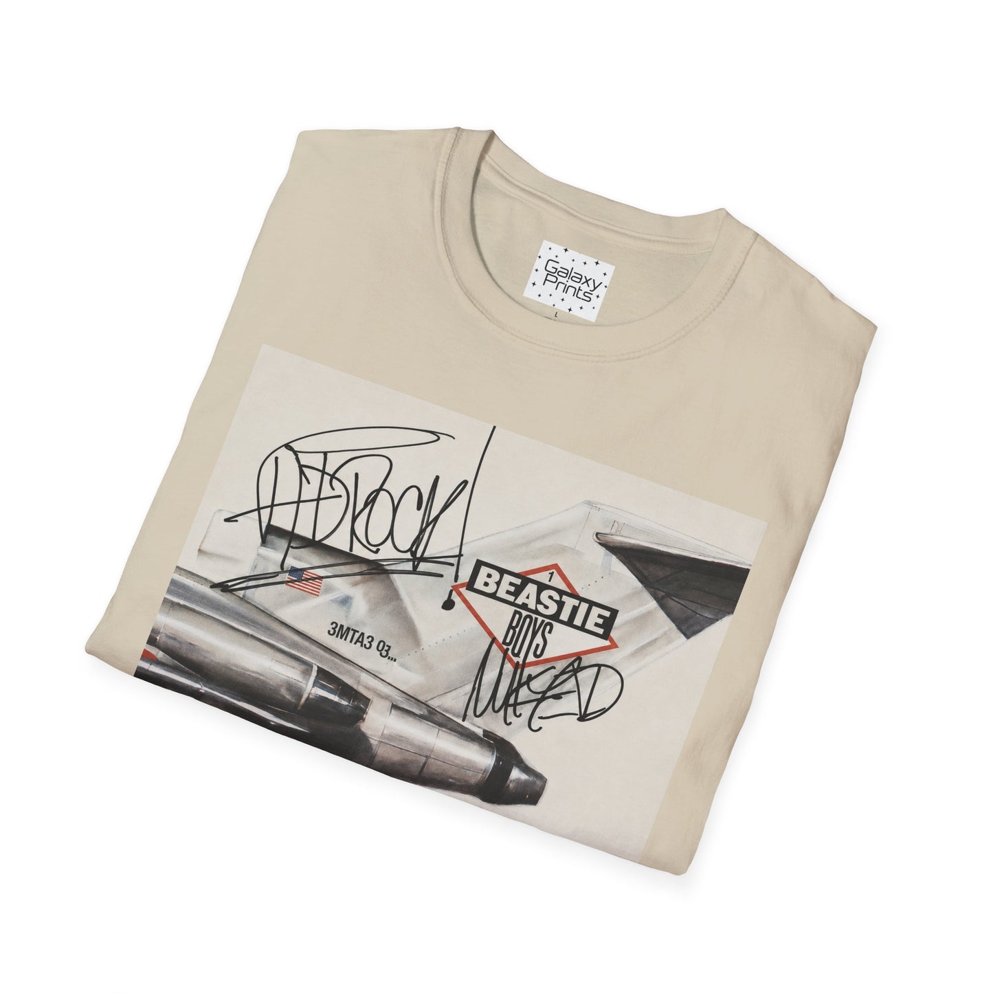 B-Boys "Licensed to Ill" Autographed Band T-Shirt - Graffiti