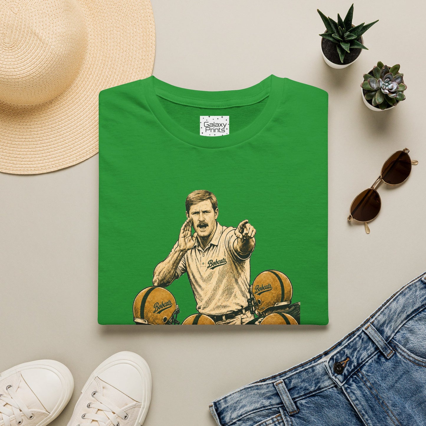 Lees-McRae College Bobcats Vintage Football T-Shirt — Coach Bryan "Don't Go MONDO" - Forever Undefeated
