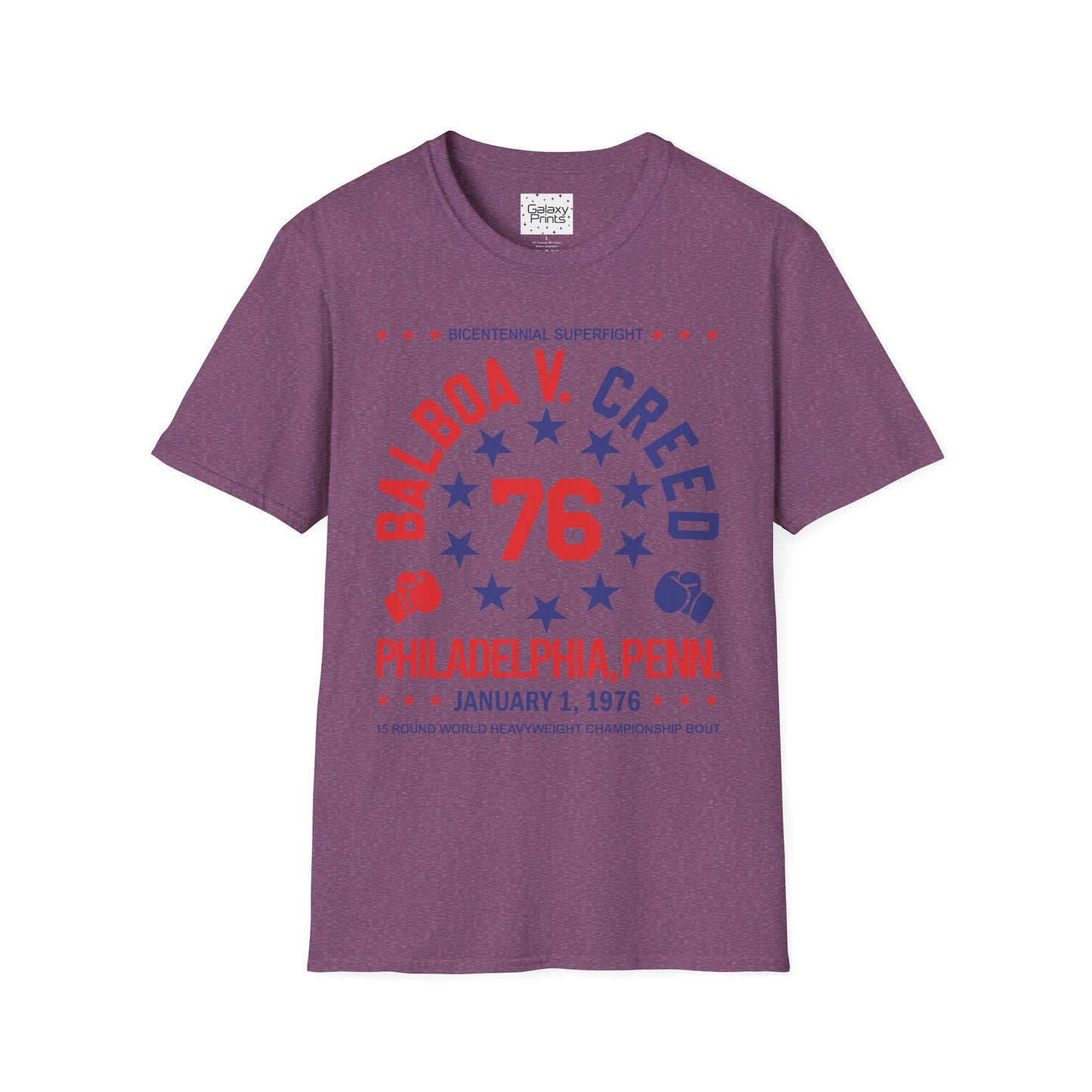 Unisex T-Shirt - POP Culture - 'From the HIT Movie ROCKY - Balboa vs. Creed 1976'