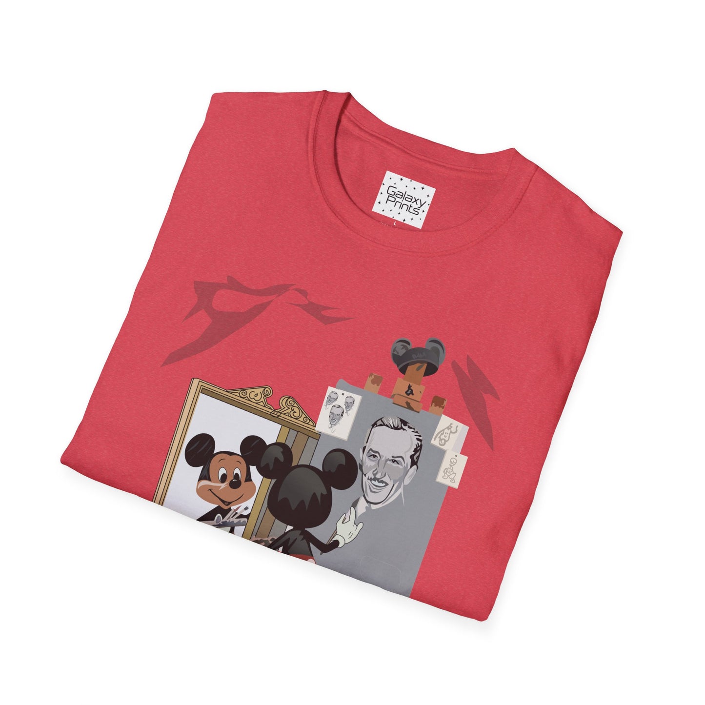 Unisex T-Shirt - DISNEY Inspired - 'Mickey Painting Walt'