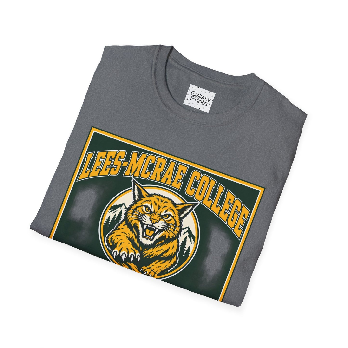 Lees-McRae College Bobcats Vintage Football T-Shirt — Retro Wily Bobcat