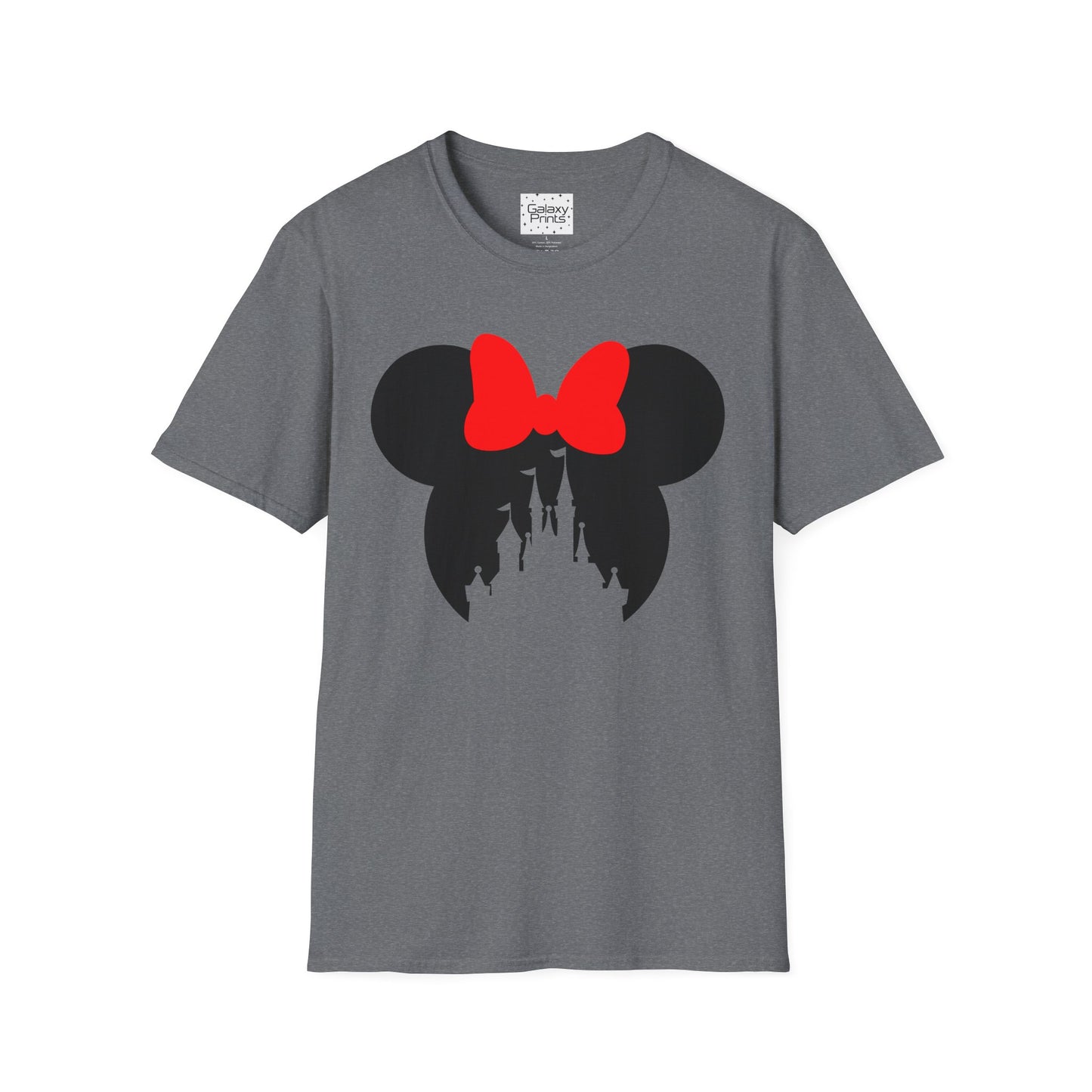 Unisex T-Shirt - DISNEY Inspired - 'Minnie Head with Castle'