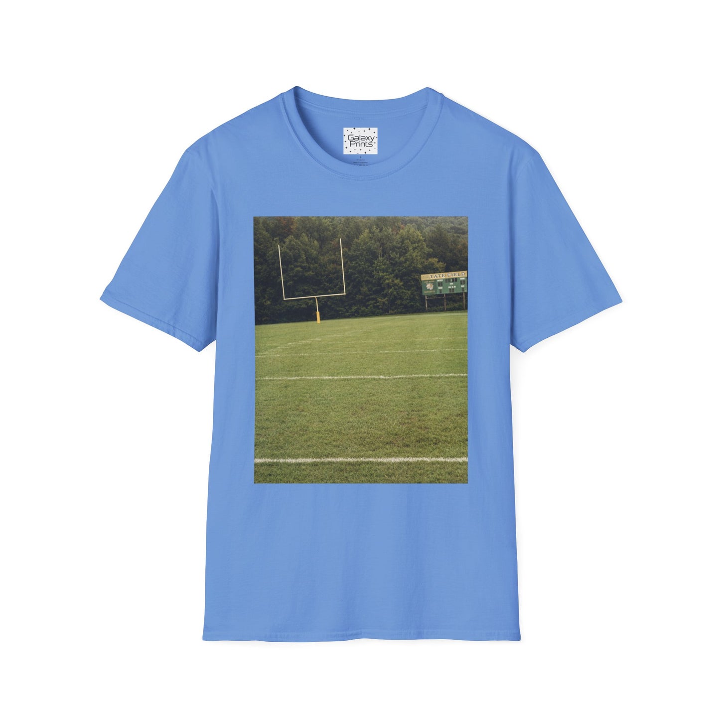 Tate Football Field Photo T-Shirt — Vintage LMC Football Graphic Tee
