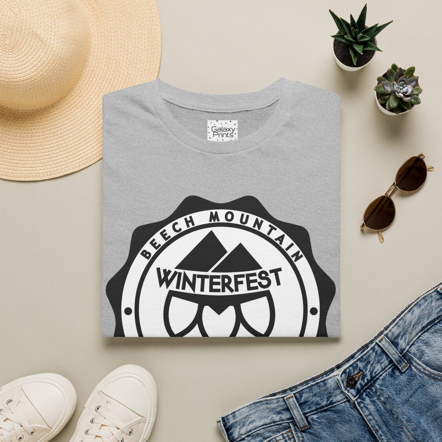 Winterfest Beech Mountain, NC  Logo T-Shirt — Beech Mountain Ski Festival Tee