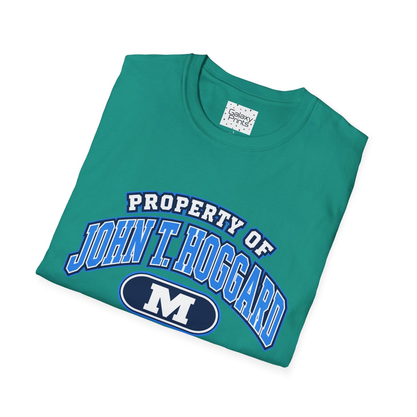 Property of JTH Vikings T‑Shirt M — Viking in Power Circle back - Hoggard School Spirit Tee