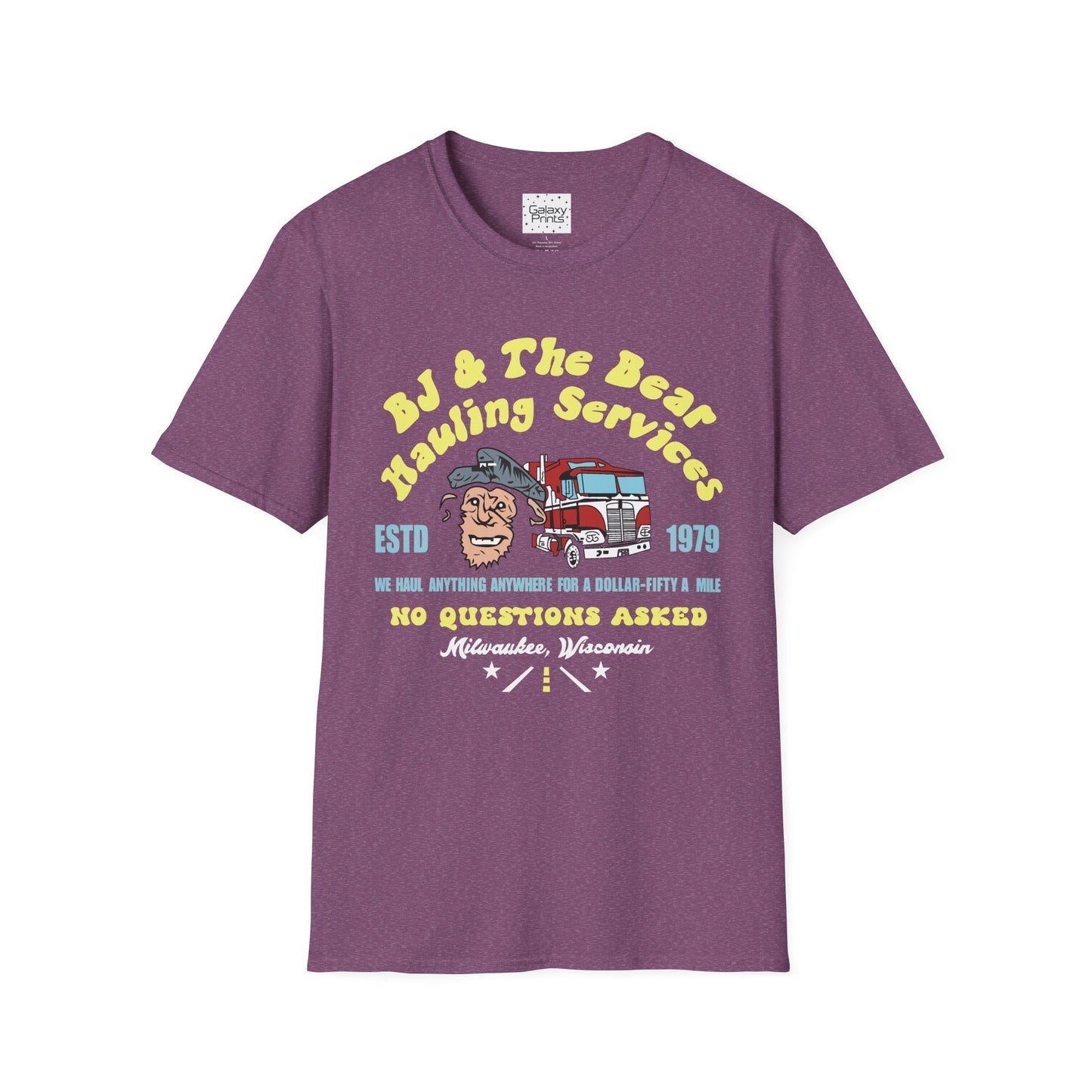 Unisex T-Shirt - Truck Driver BJ and Bear Design - POP Culture