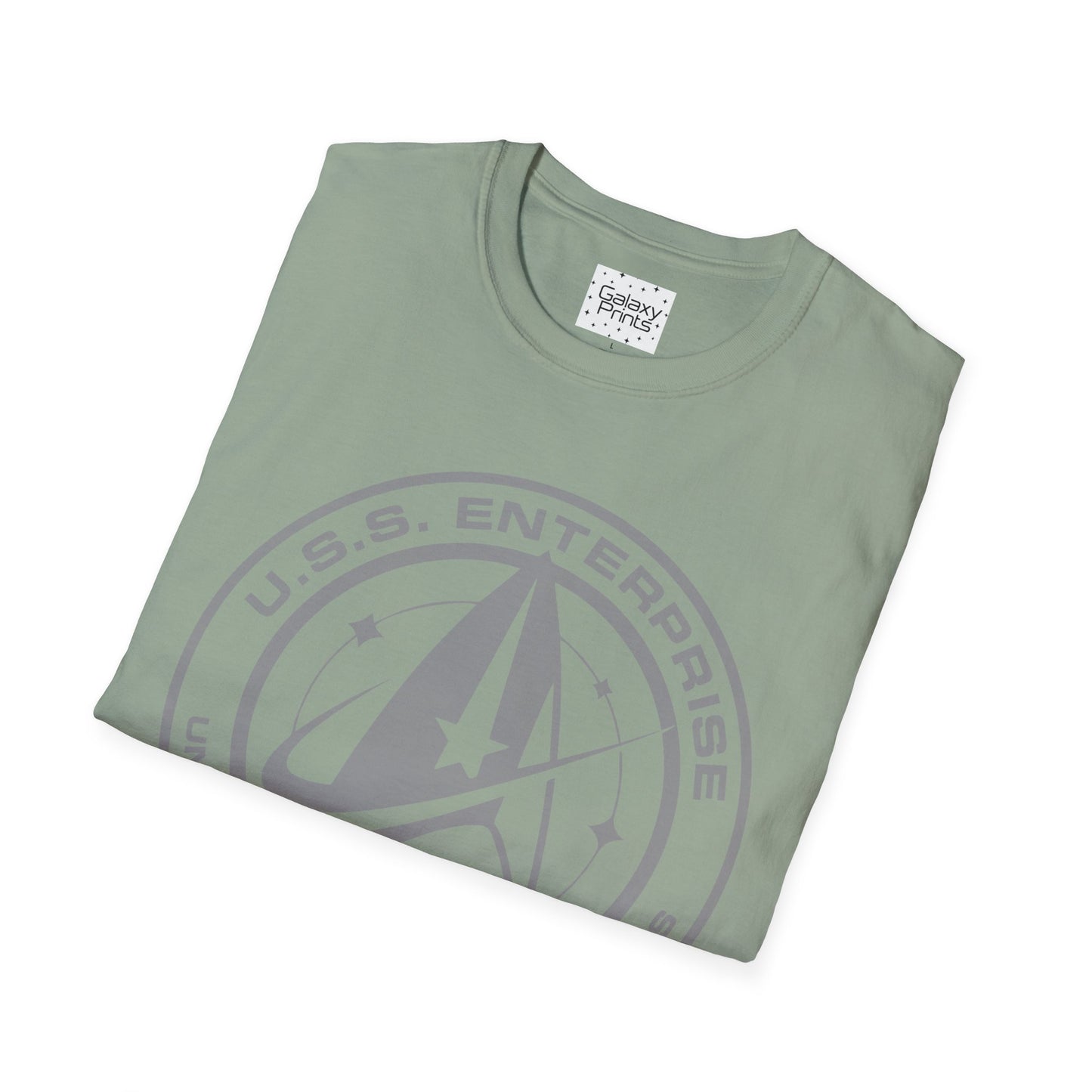 Unisex T-Shirt - POP Culture - 'From STAR TREK the TV & Movie HIT Franchises - U.S.S. Enterprise Flight Patch'
