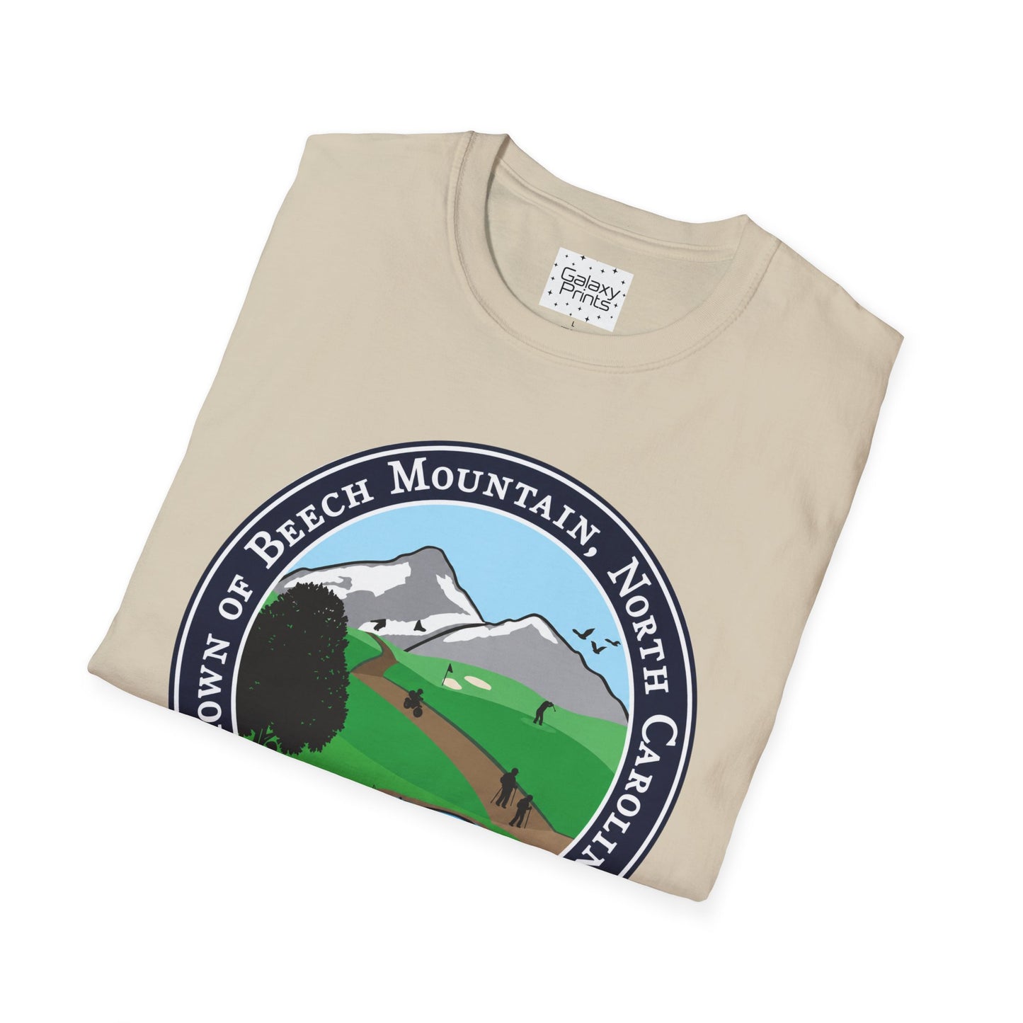 The Town of Beech Mountain, North Carolina Seal T-Shirt — Scenic Mountain Town Tee
