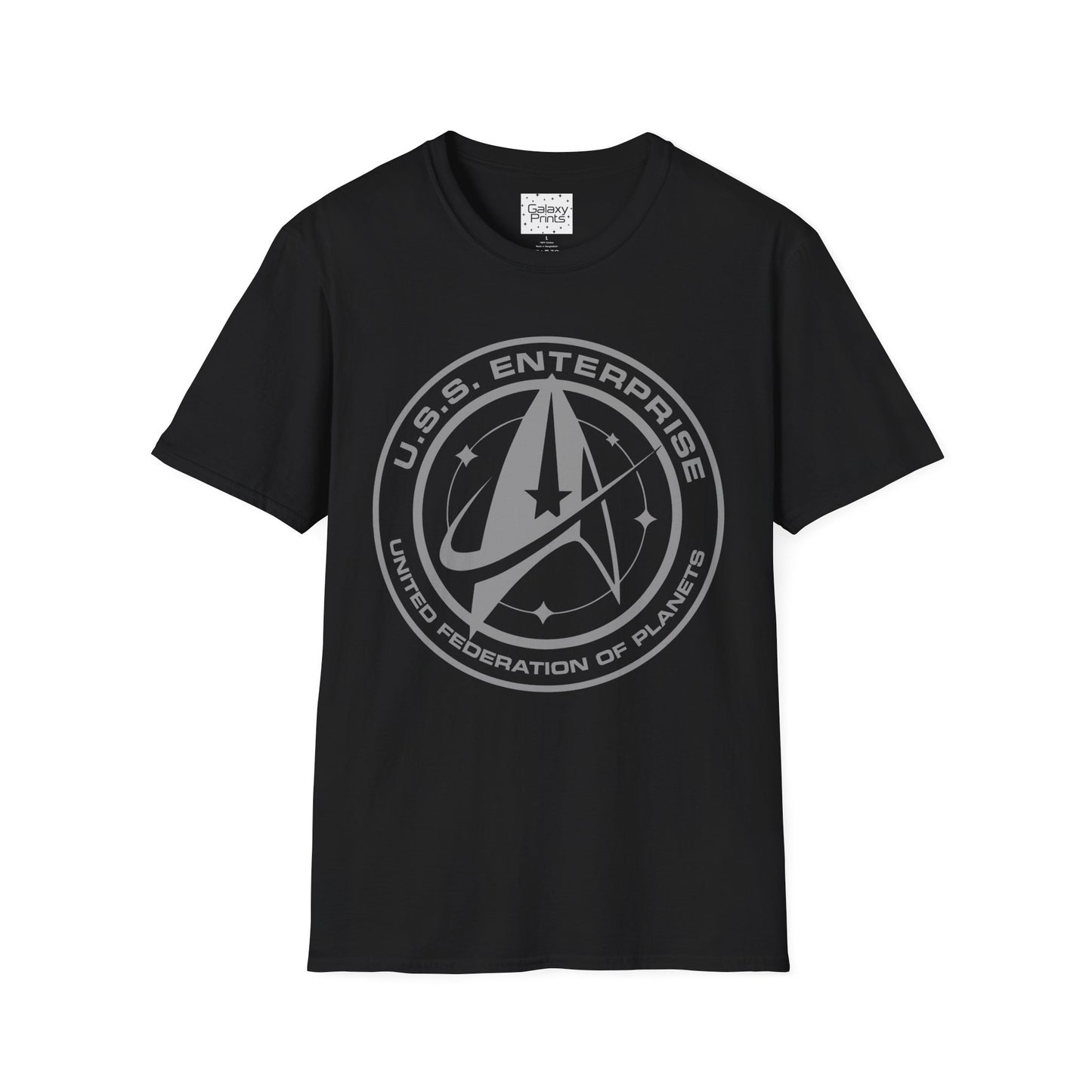 Unisex T-Shirt - POP Culture - 'From STAR TREK the TV & Movie HIT Franchises - U.S.S. Enterprise Flight Patch'