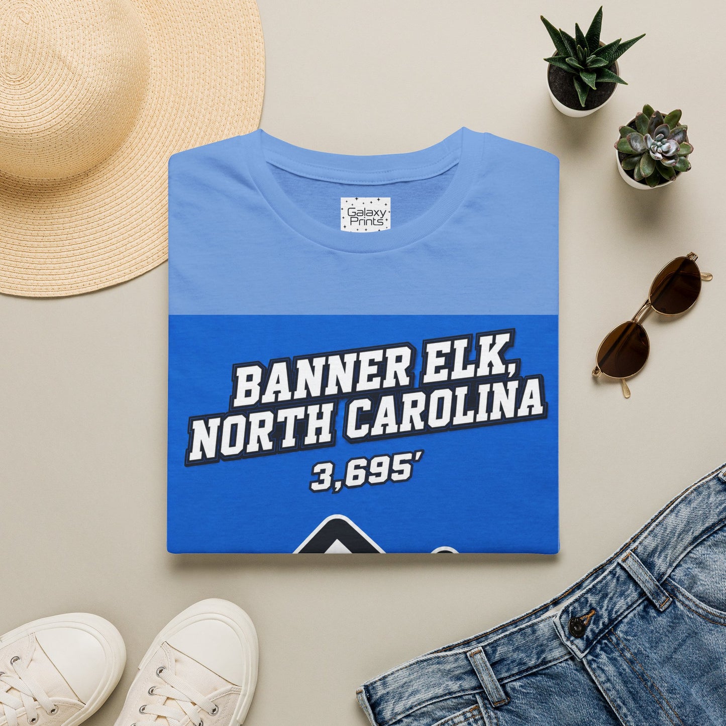 Banner Elk, NC - The whole town is High T-Shirt — 3,695' Mountain Souvenir Tee