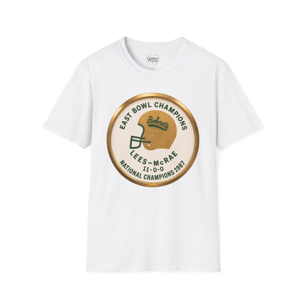 LMC Football Champions T‑Shirt — “East Bowl and National Champions” Vintage Helmet Design