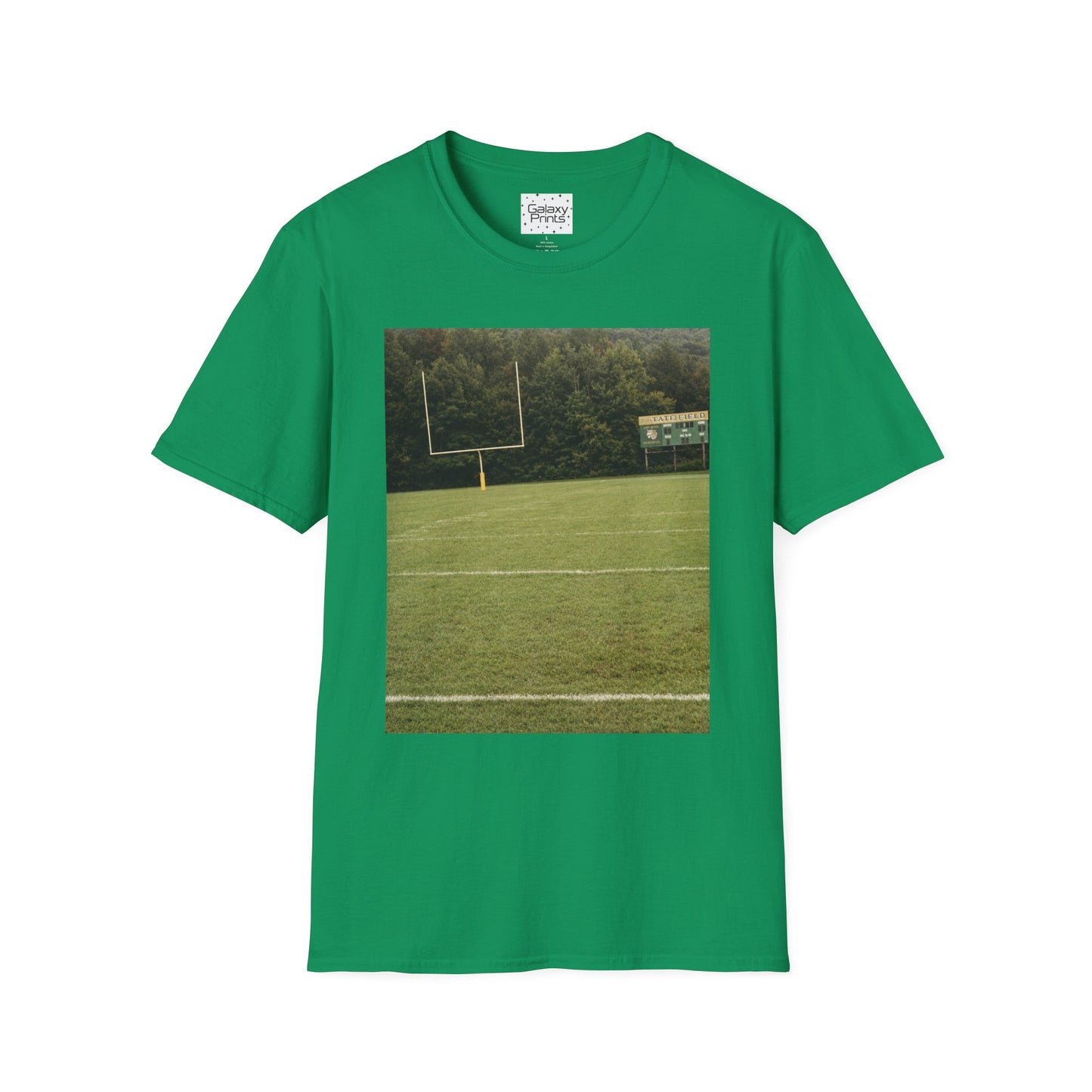 Tate Football Field Photo T-Shirt — Vintage LMC Football Graphic Tee