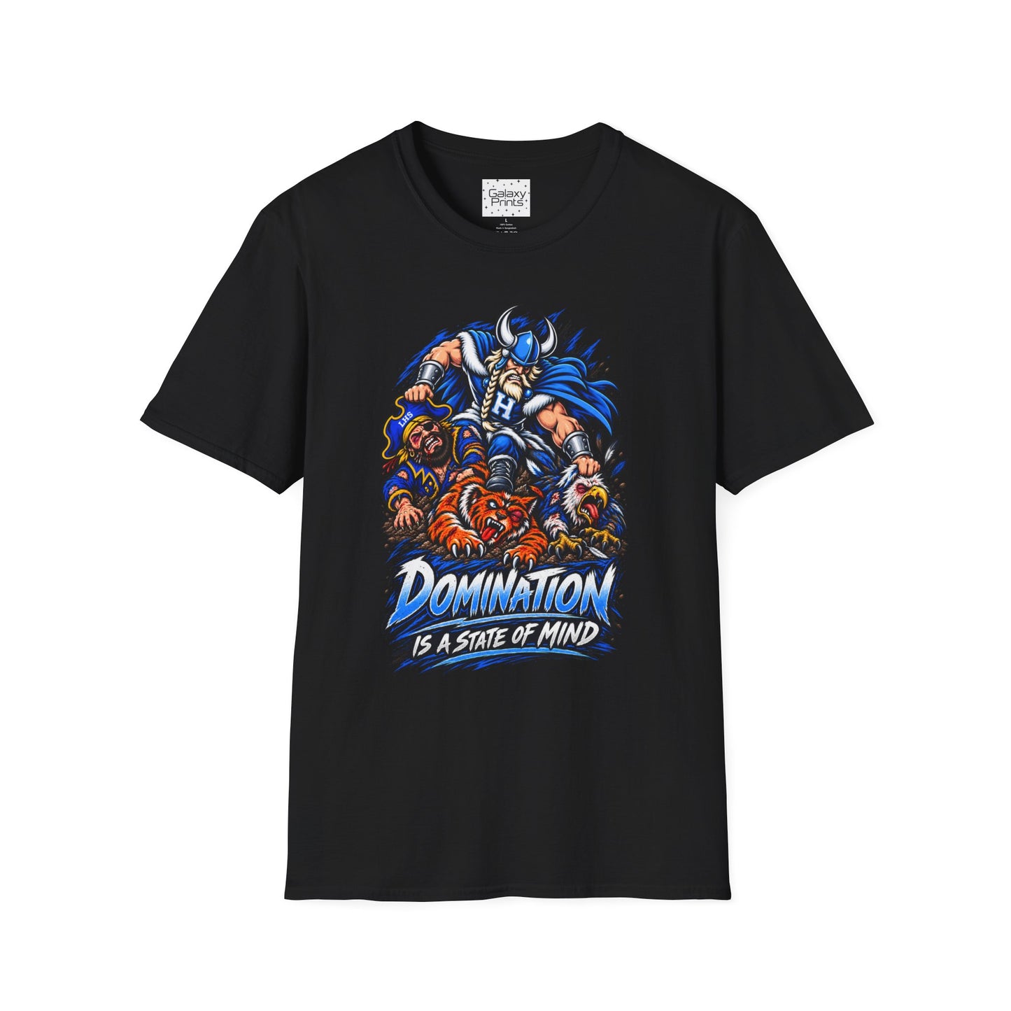 Unisex T-Shirt - Hoggard Vikings Inspired - 'Domination is a State of Mind' - over our rivals