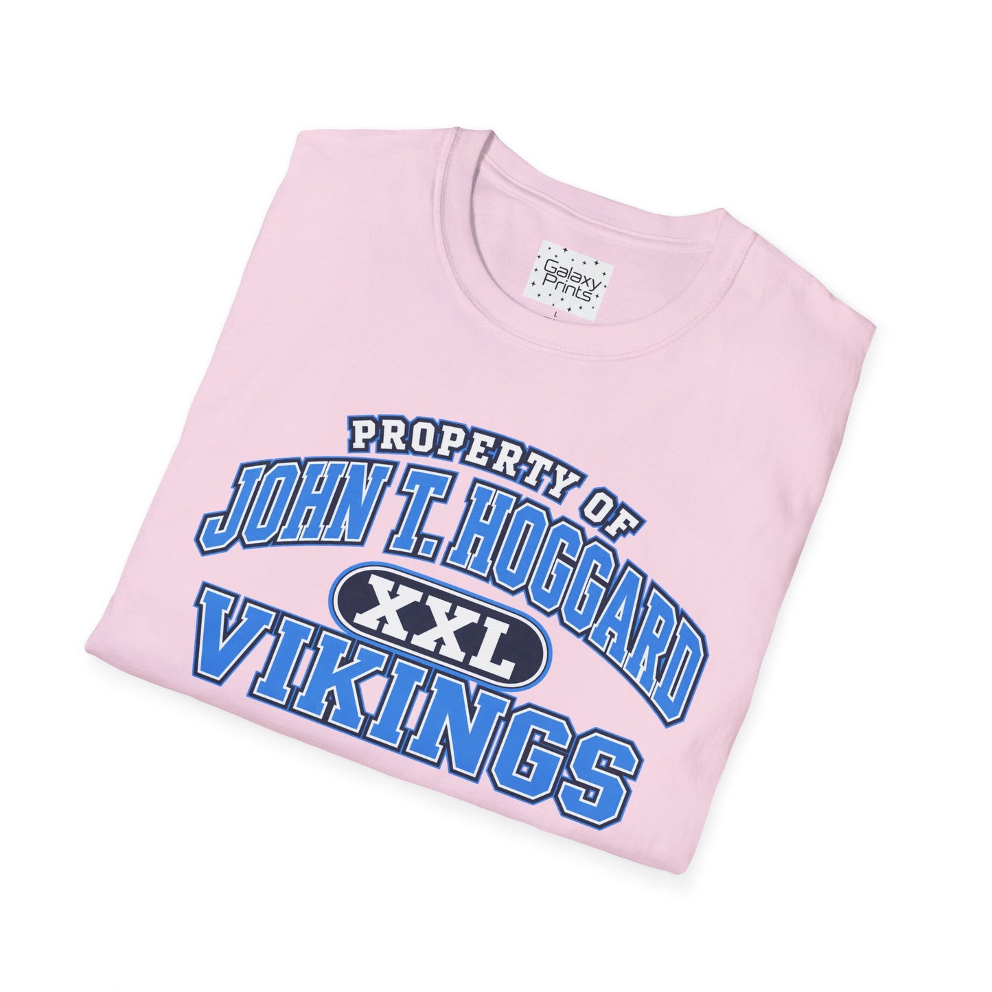 Property of JTH Vikings T‑Shirt XXL — Viking in Power Circle back - Hoggard School Spirit Tee