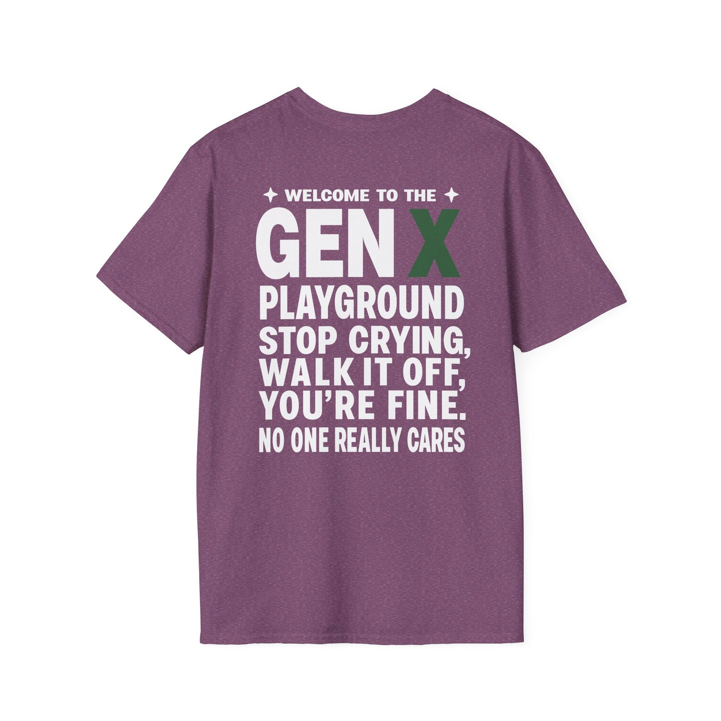 GEN X Inspired Unisex T-Shirt - 'GEN X PLAYGROUND 1965-1980'