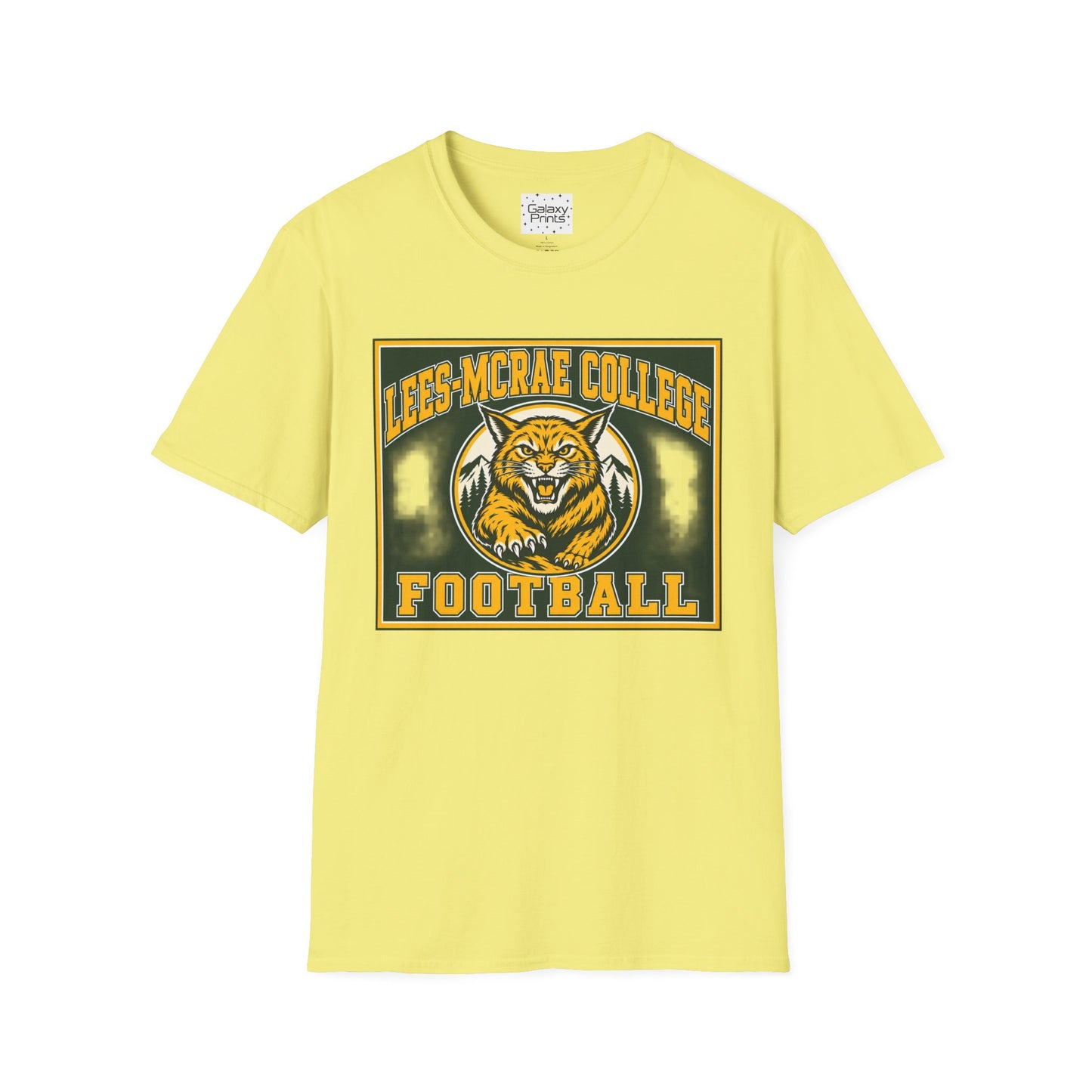 Lees-McRae College Bobcats Vintage Football T-Shirt — Retro Wily Bobcat