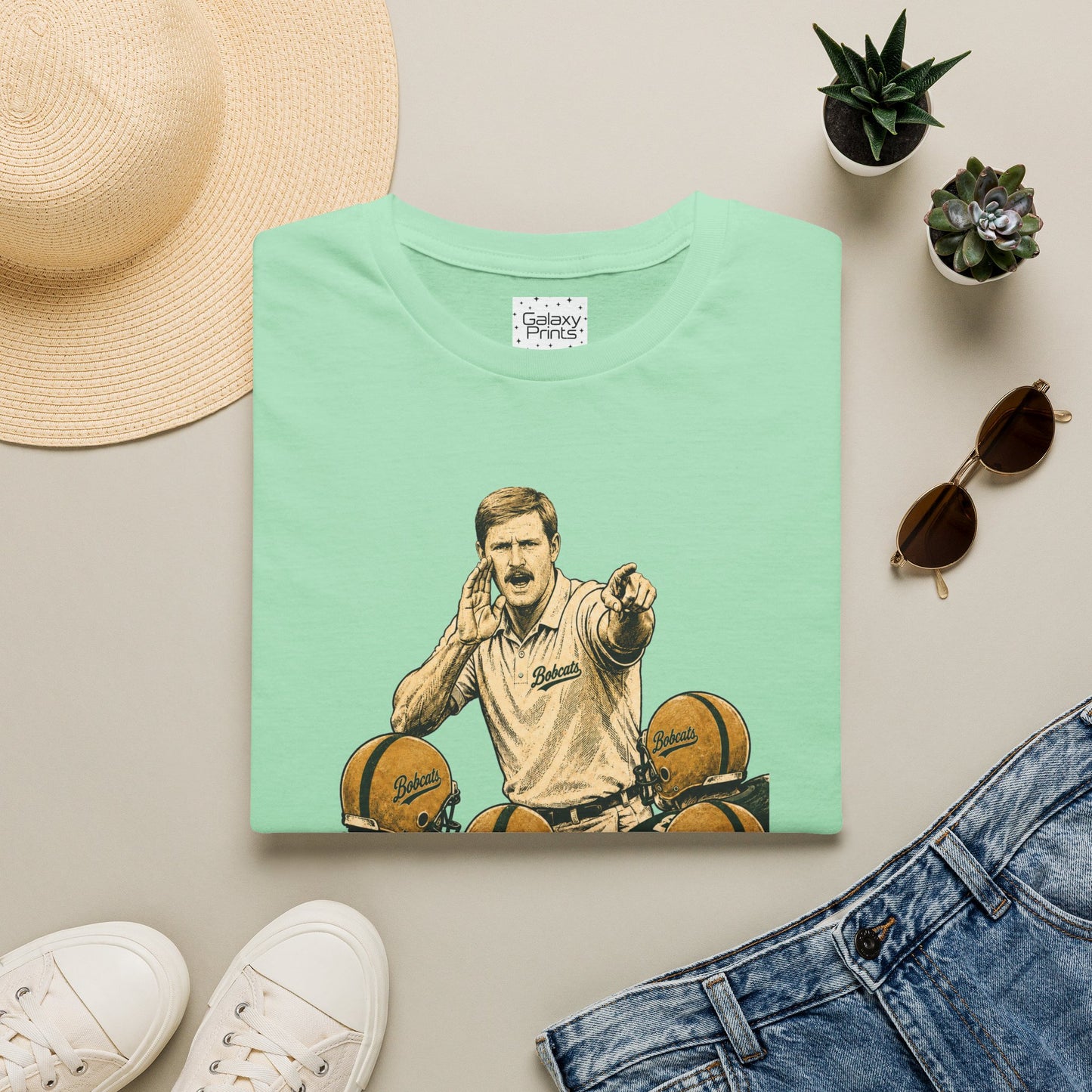 Lees-McRae College Bobcats Vintage Football T-Shirt — Coach Bryan "Don't Go MONDO" - Forever Undefeated