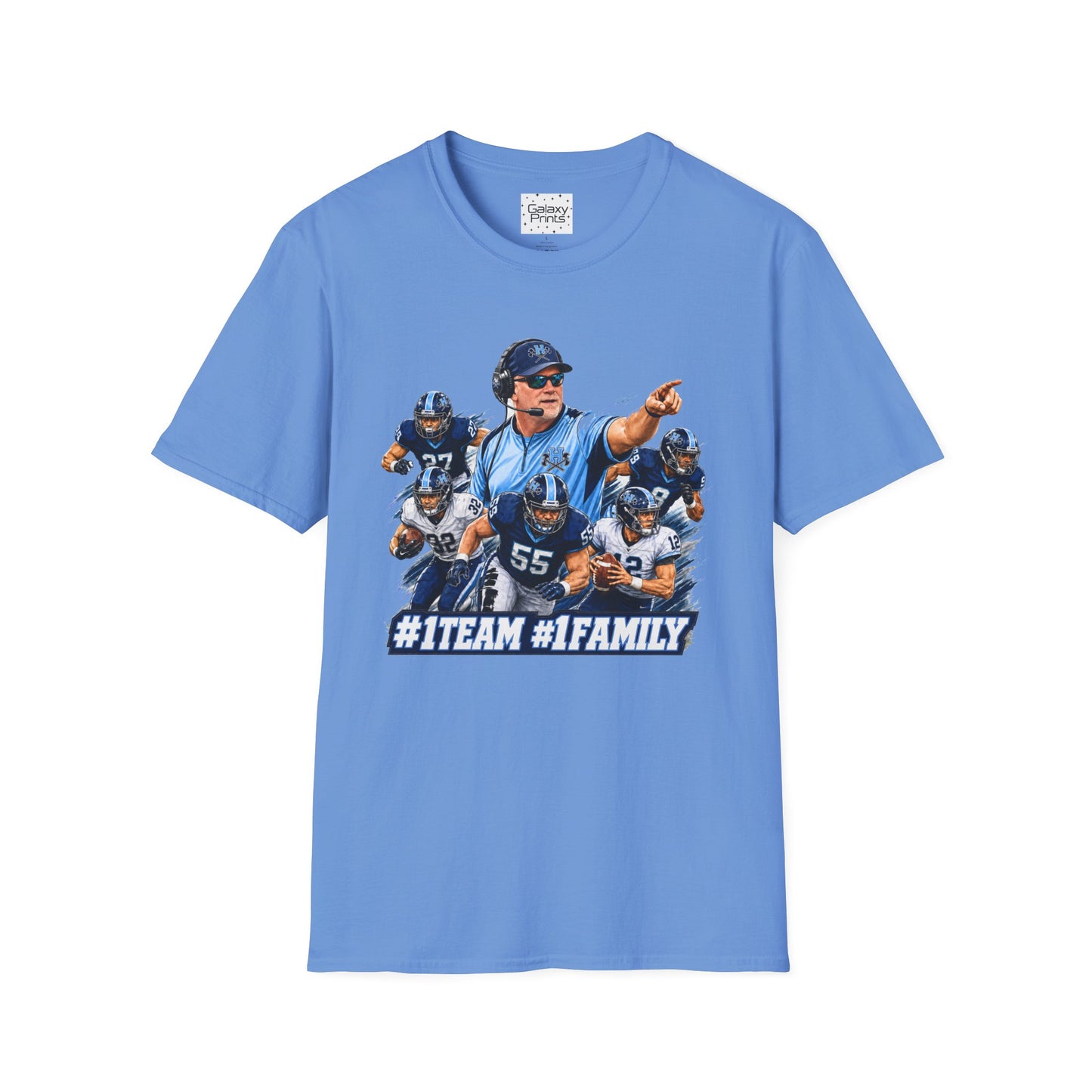 Hoggard Vikings Inspired - 1TEAM 1FAM -2  - Viking Helmet - Unisex T-Shirt 2