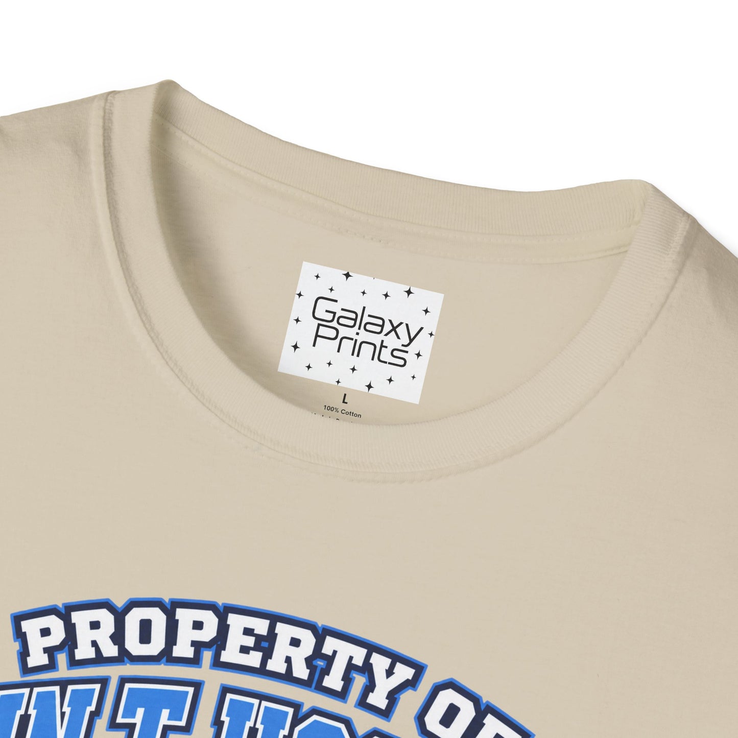 Property of JTH Vikings T‑Shirt S — Viking in Power Circle back - Hoggard School Spirit Tee