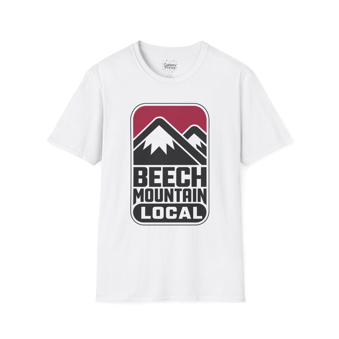 Beech Mountain Local T-Shirt - Retro Mountain Badge Graphic