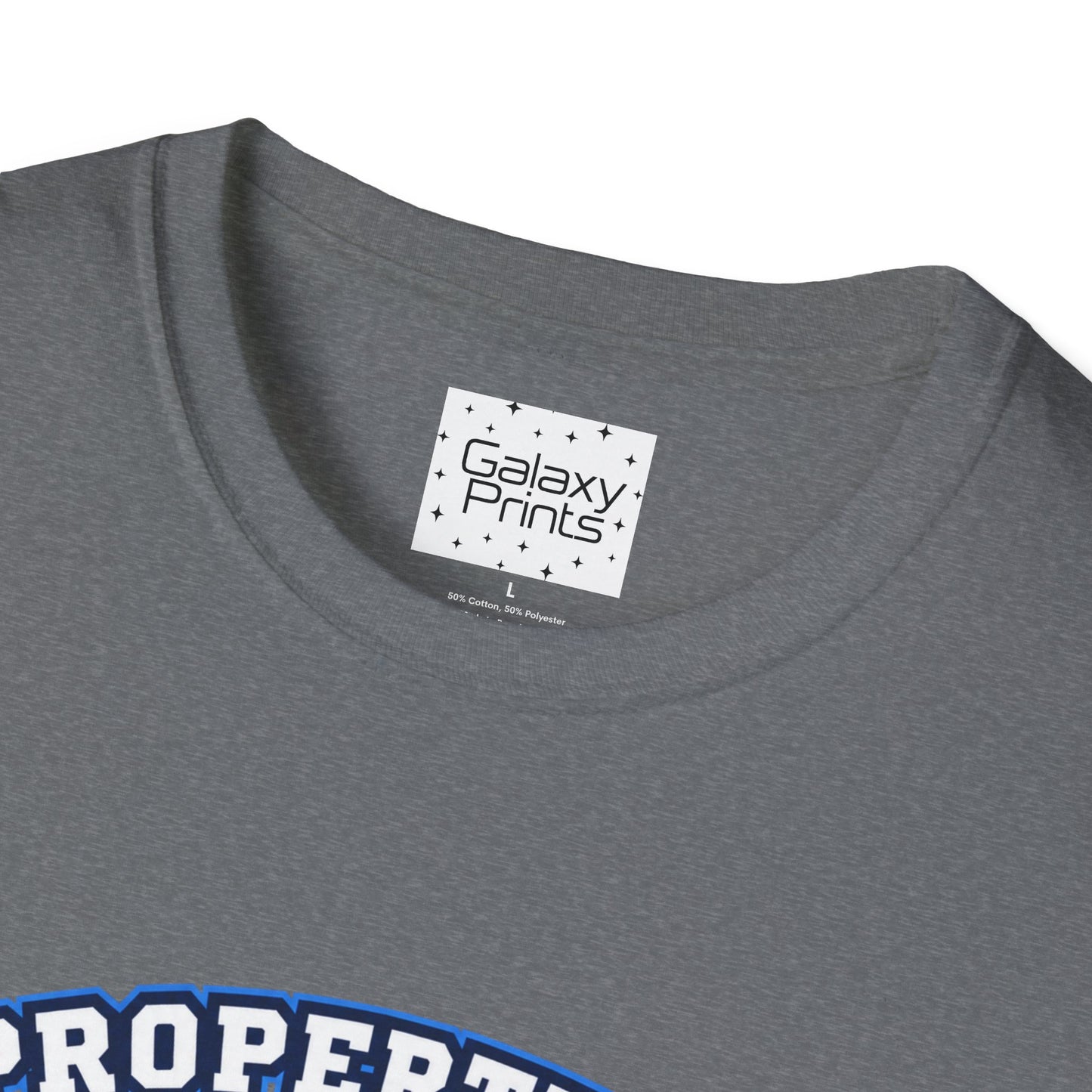 Property of JTH Vikings T‑Shirt M — Viking in Power Circle back - Hoggard School Spirit Tee