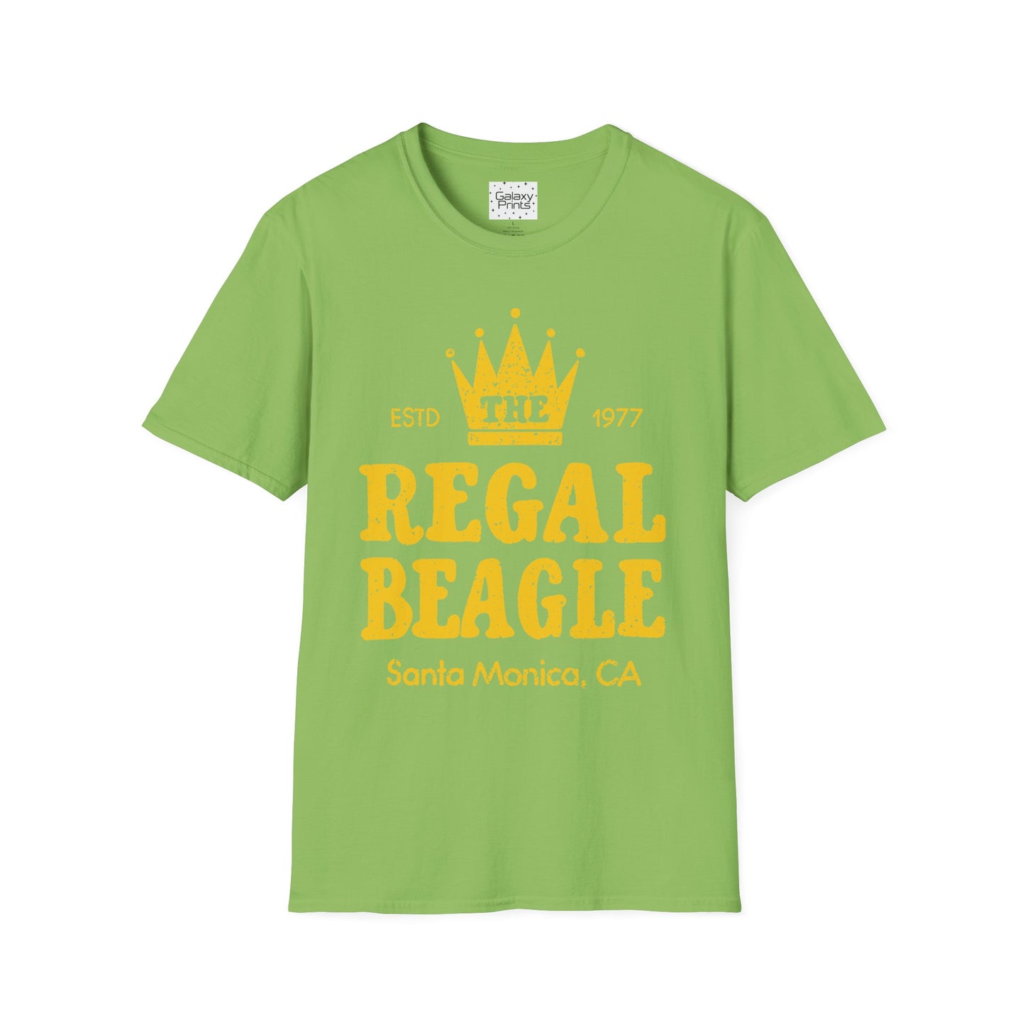 Unisex T-Shirt - POP Culture - 'The Regal Beagle Bar - From the Hit 1977 Sitcom Three's Company - Jack Janet Chrissy'