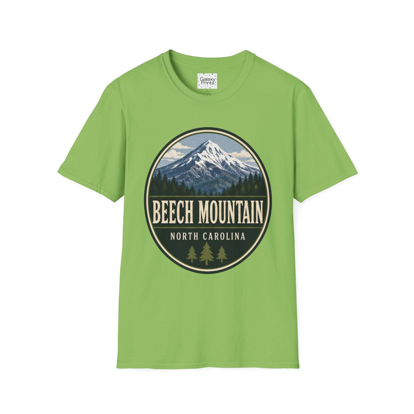 Mountain Graphic T-Shirt — “Beech Mountain, North Carolina” Vintage Outdoor Tee
