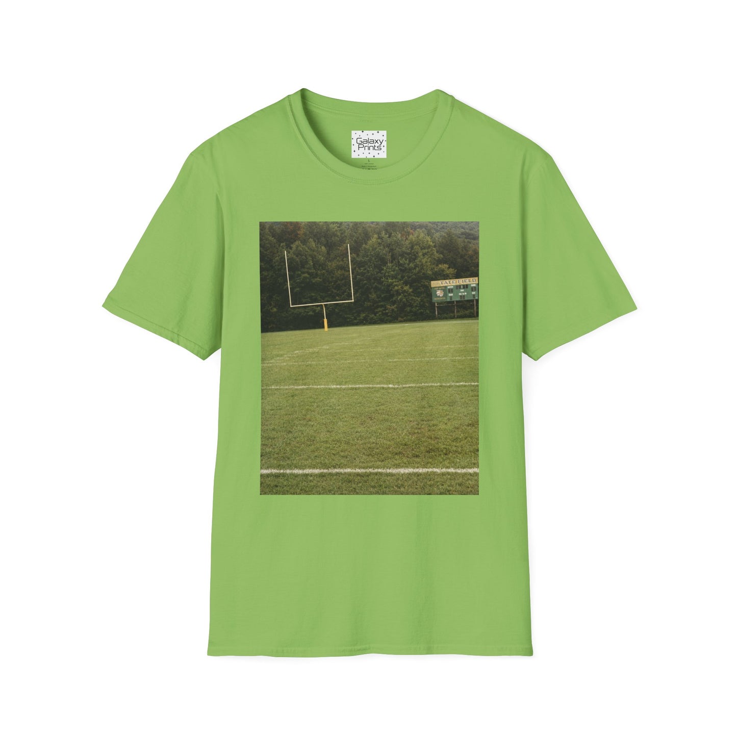 Tate Football Field Photo T-Shirt — Vintage LMC Football Graphic Tee