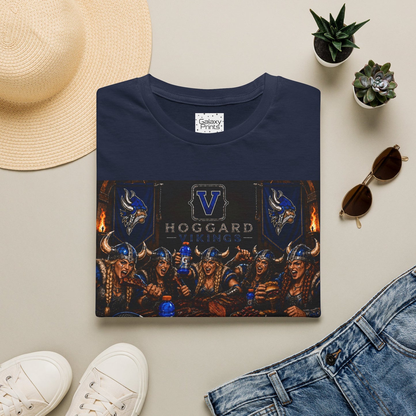 Lady Vikings Tennis T‑Shirt — Hoggard School Spirit Tee - Ladies Tennis