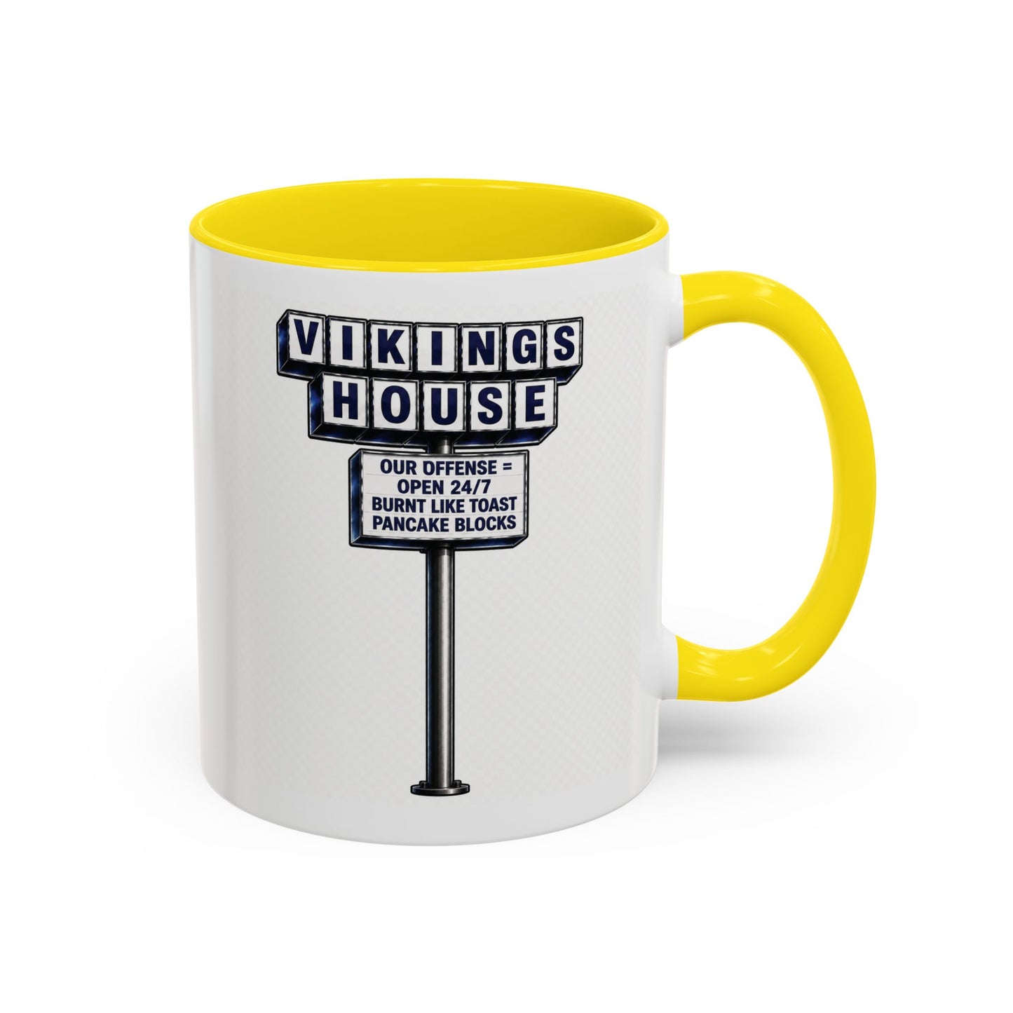 Hoggard Vikings Stylish Accent Coffee Mug "Like Waffle House" 3 - Perfect for Daily Brew & Gifts