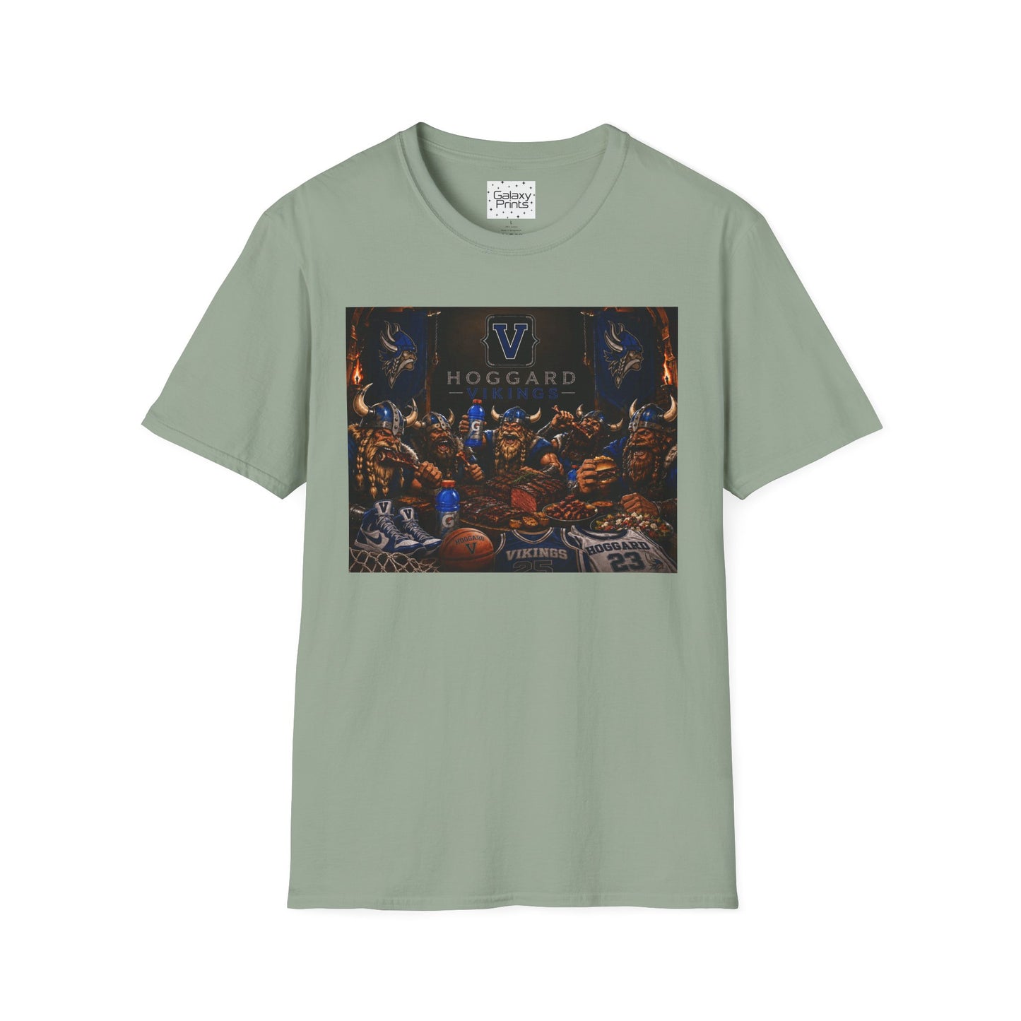 Vikings Basketball Feast T‑Shirt — Hoggard School Spirit Tee - Men's Baseball