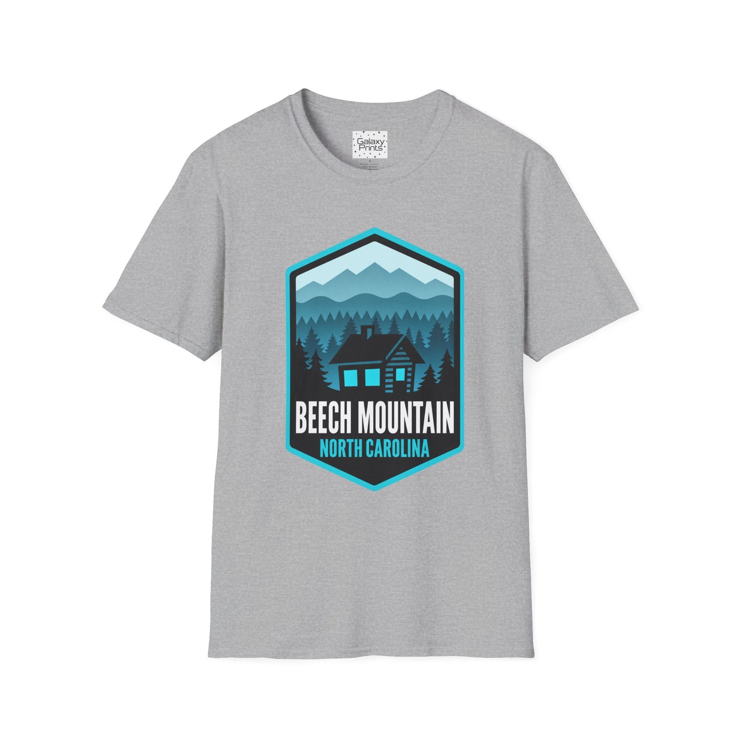 Beech Mountain North Carolina Cabin Tee — Mountain Cabin Graphic T-Shirt