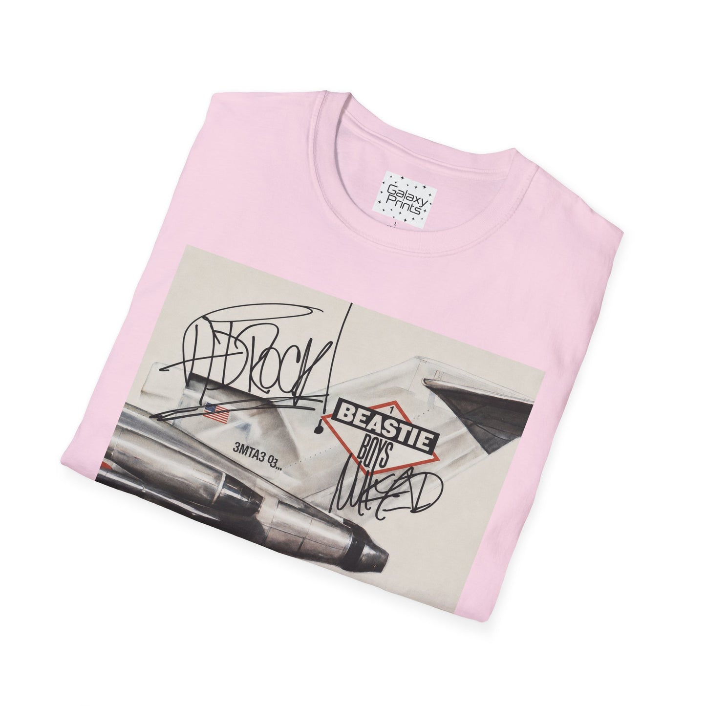 B-Boys "Licensed to Ill" Autographed Band T-Shirt - Graffiti