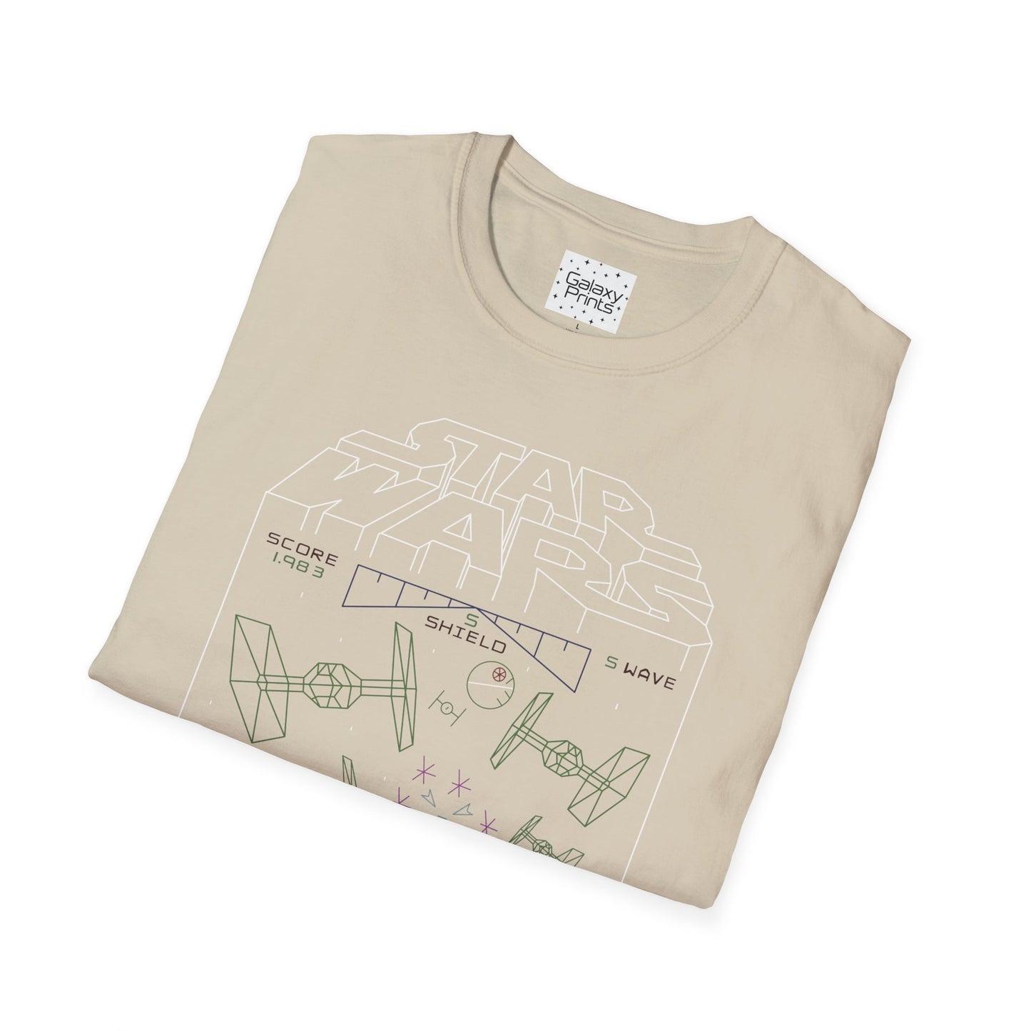 Star Wars Inspired Unisex T-Shirt - 'STAR WARS 1983 Arcade Video Game Screen Rendering' Graphic Tee