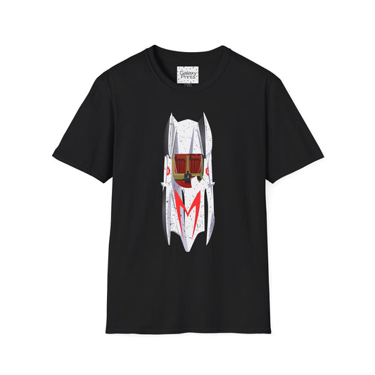 Unisex T-Shirt - POP Culture - 'The MACH 5 Sky view from the Cartoon SPEED RACER - Go Speed Racer, Go Speed Racer, Go Speed Racer, Goooo'