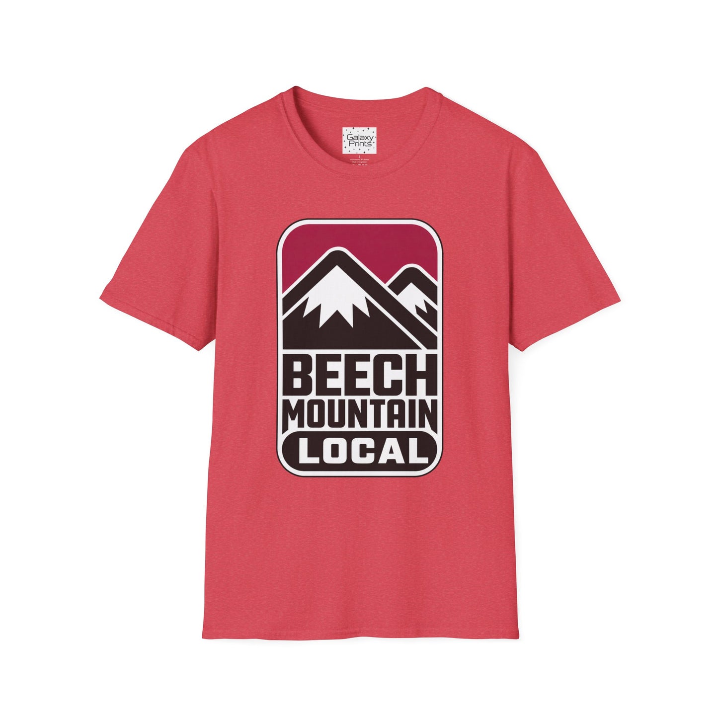 Beech Mountain Local T-Shirt - Retro Mountain Badge Graphic