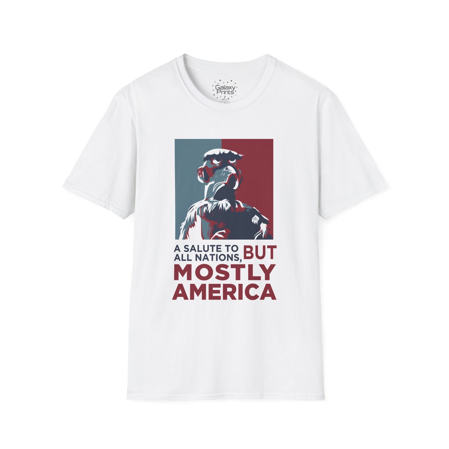 DISNEY inspired Unisex T-Shirt - SAM EAGLE 'Salute To All Nations But Mostly America'