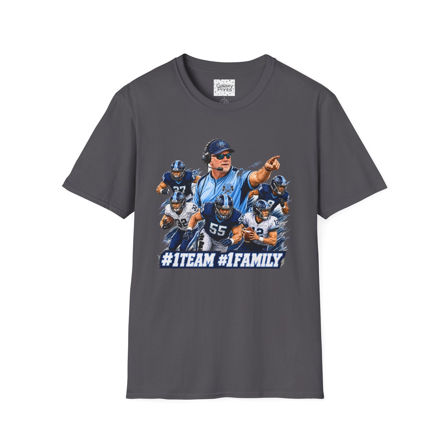Hoggard Vikings Inspired - 1TEAM 1FAM -2  - Viking Helmet - Unisex T-Shirt 2