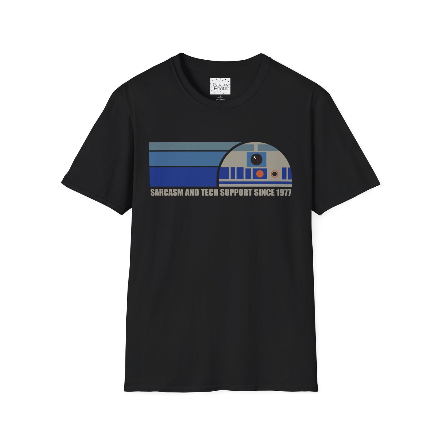 Star Wars Inspired Unisex T-Shirt - 'Sarcasm and Tech Support Since 1977' Graphic Tee