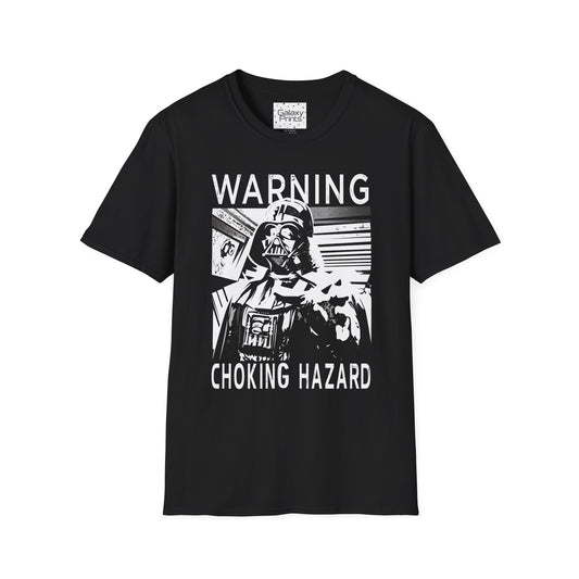 Star Wars Inspired Unisex T-Shirt - 'Choking Hazzard WARNING' Darth Vader Graphic Tee