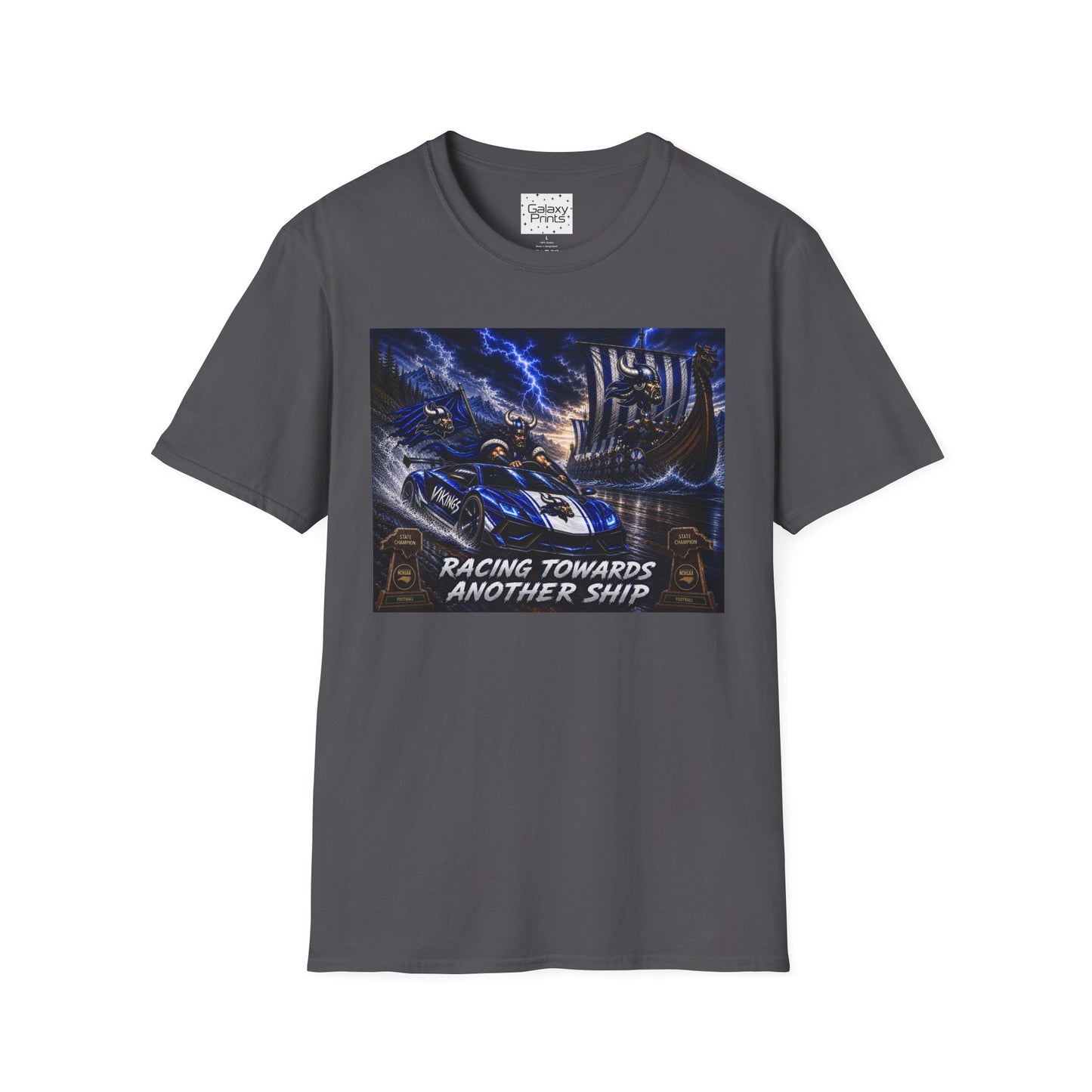 Copy of Unisex T-Shirt - Hoggard Vikings Inspired - Hoggard helmet and 'Domination is a State of Mind' - over our rivals
