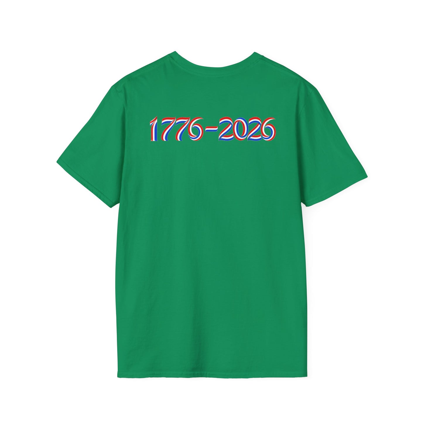 America 250 Celebration T-Shirt — Patriotic Red White Blue Anniversary Tee with 1776 - 2026 on back - Current Culture