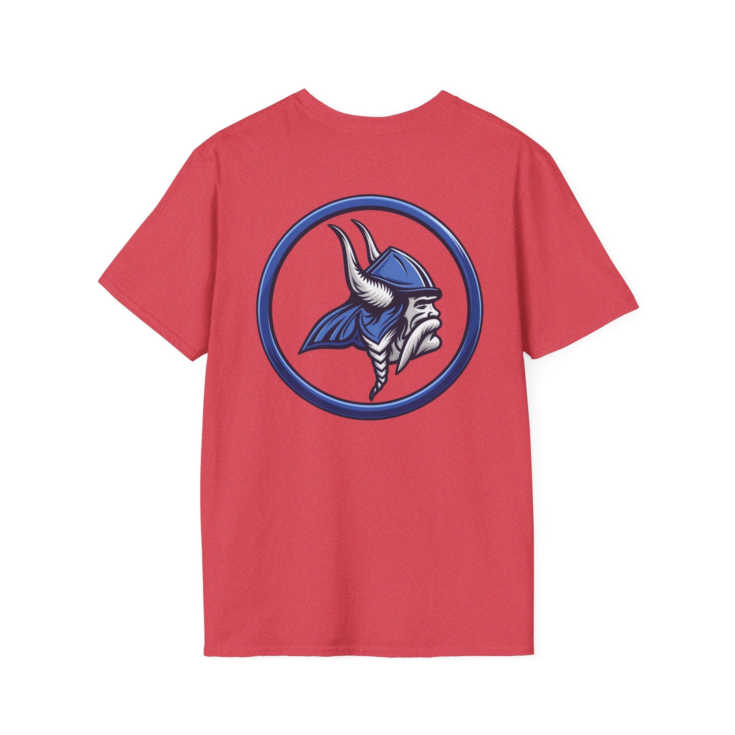 Property of JTH Vikings T‑Shirt 4XL — Viking in Power Circle back - Hoggard School Spirit Tee