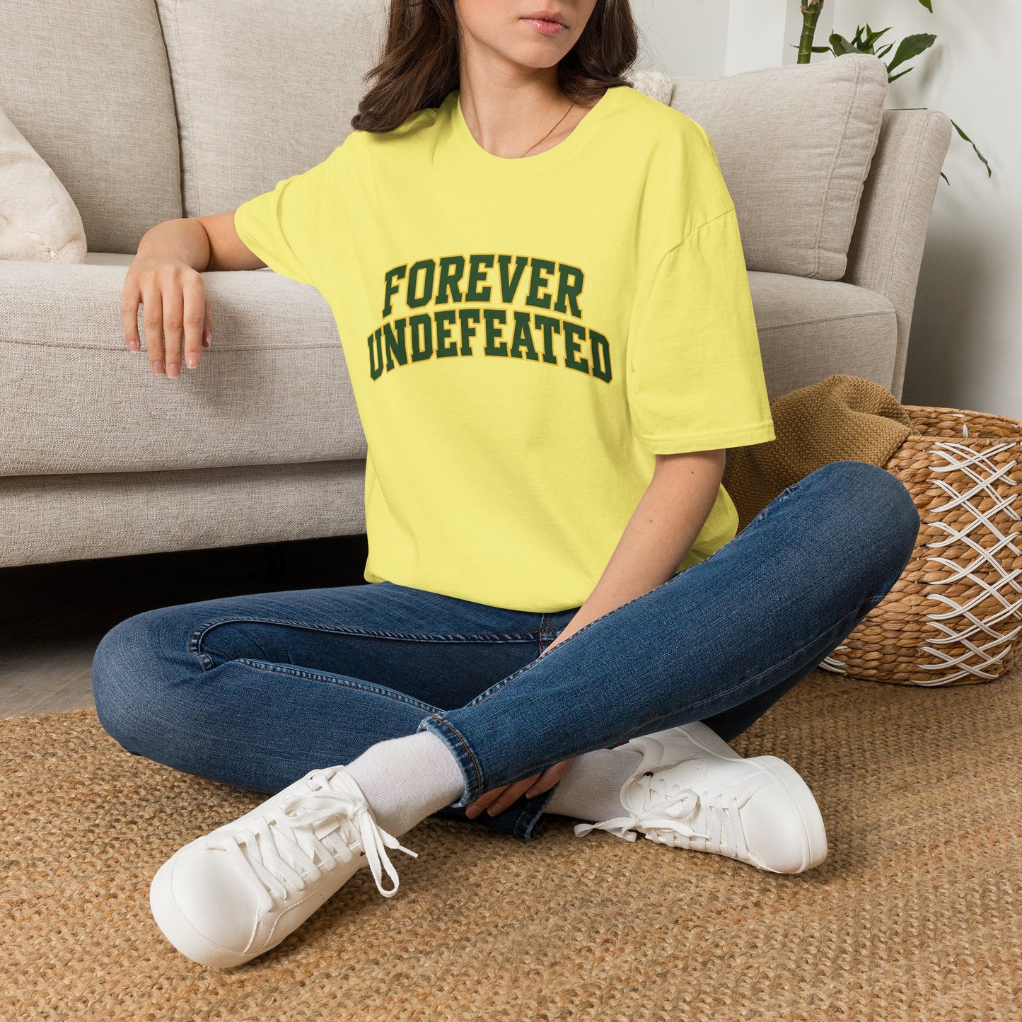 Lees-McRae College Bobcats Vintage Football T-Shirt — Forever Undefeated - Wooden Nickel / Chip