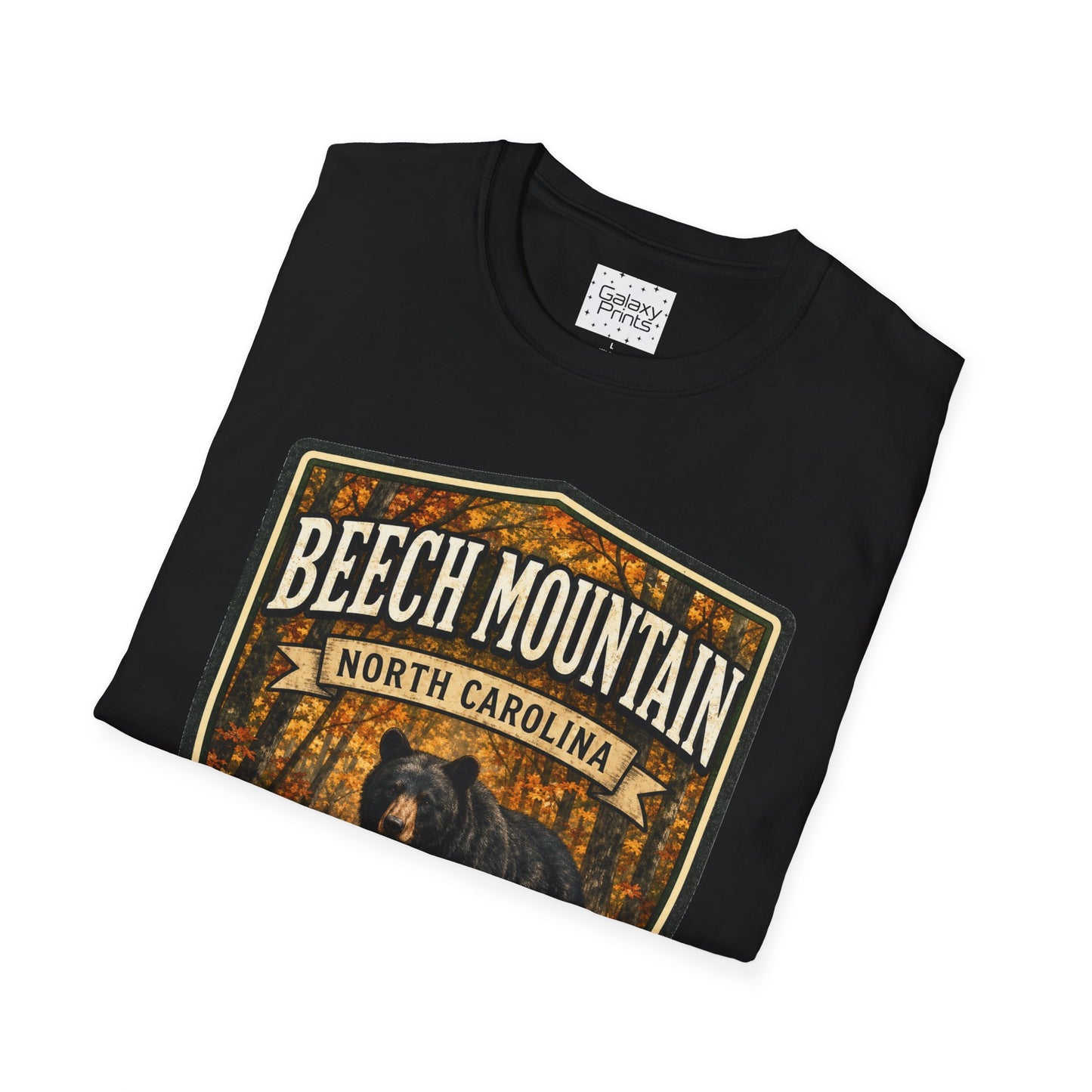 Beech Mountain North Carolina T-Shirt — Rustic Bear Mountain Graphic Tee