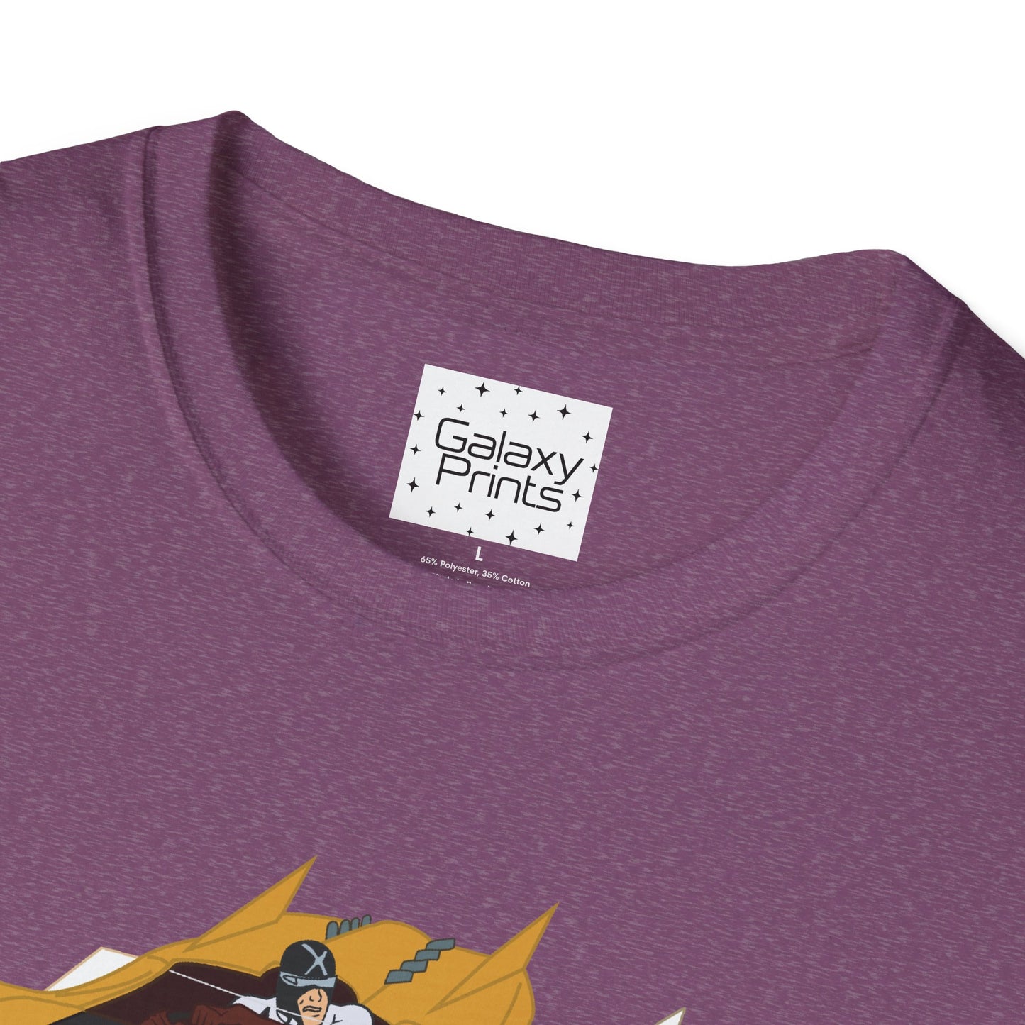 Unisex T-Shirt - POP Culture - 'The MACH 5 and Racer X from the Cartoon SPEED RACER - Go Speed Racer, Go Speed Racer, Go Speed Racer, Goooo'