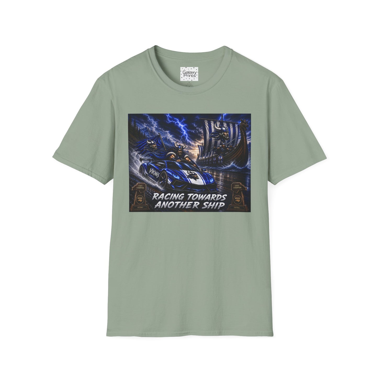 Copy of Unisex T-Shirt - Hoggard Vikings Inspired - Hoggard helmet and 'Domination is a State of Mind' - over our rivals